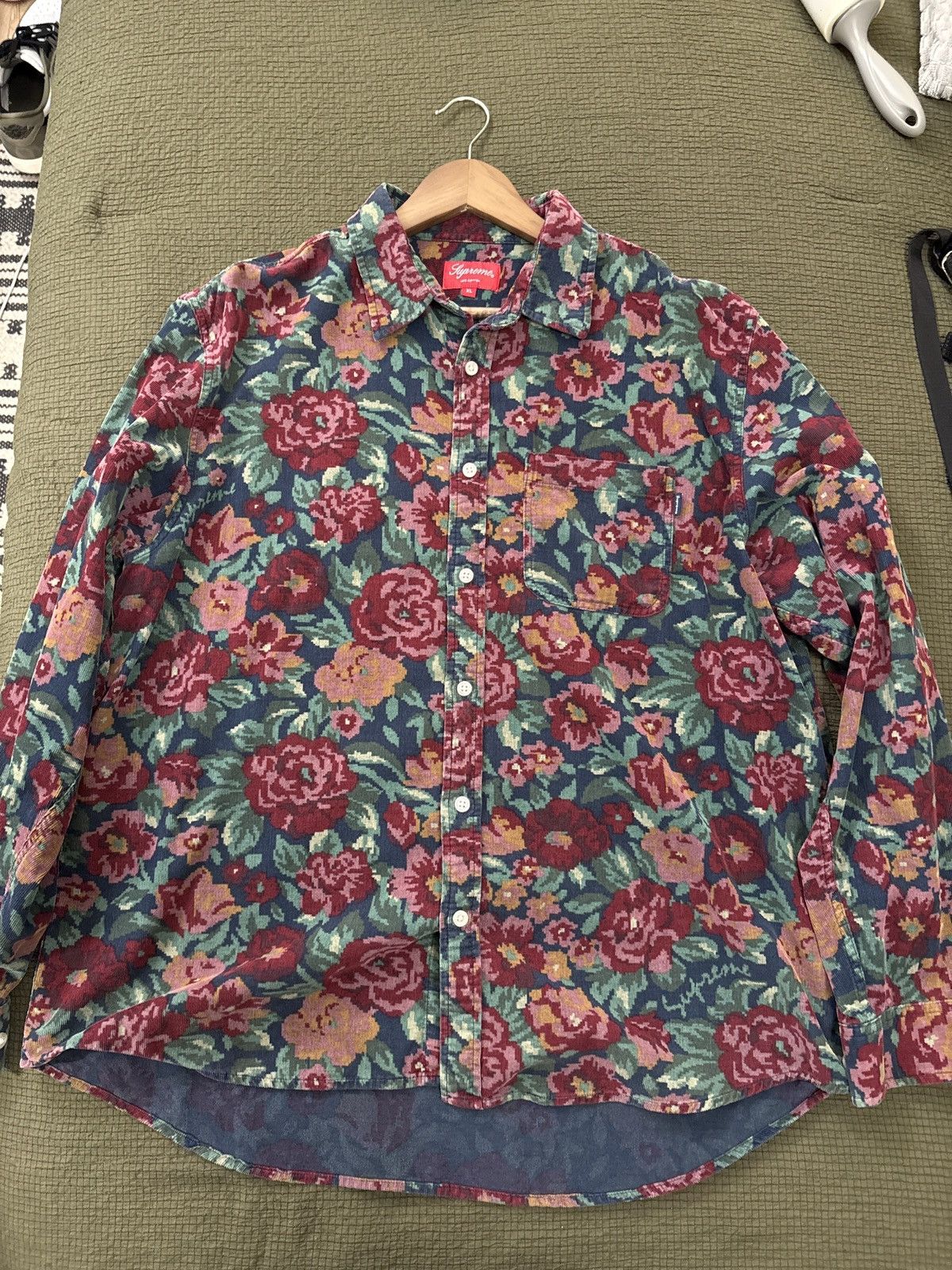 Supreme Supreme Wide Wale Corduroy Shirt | Grailed