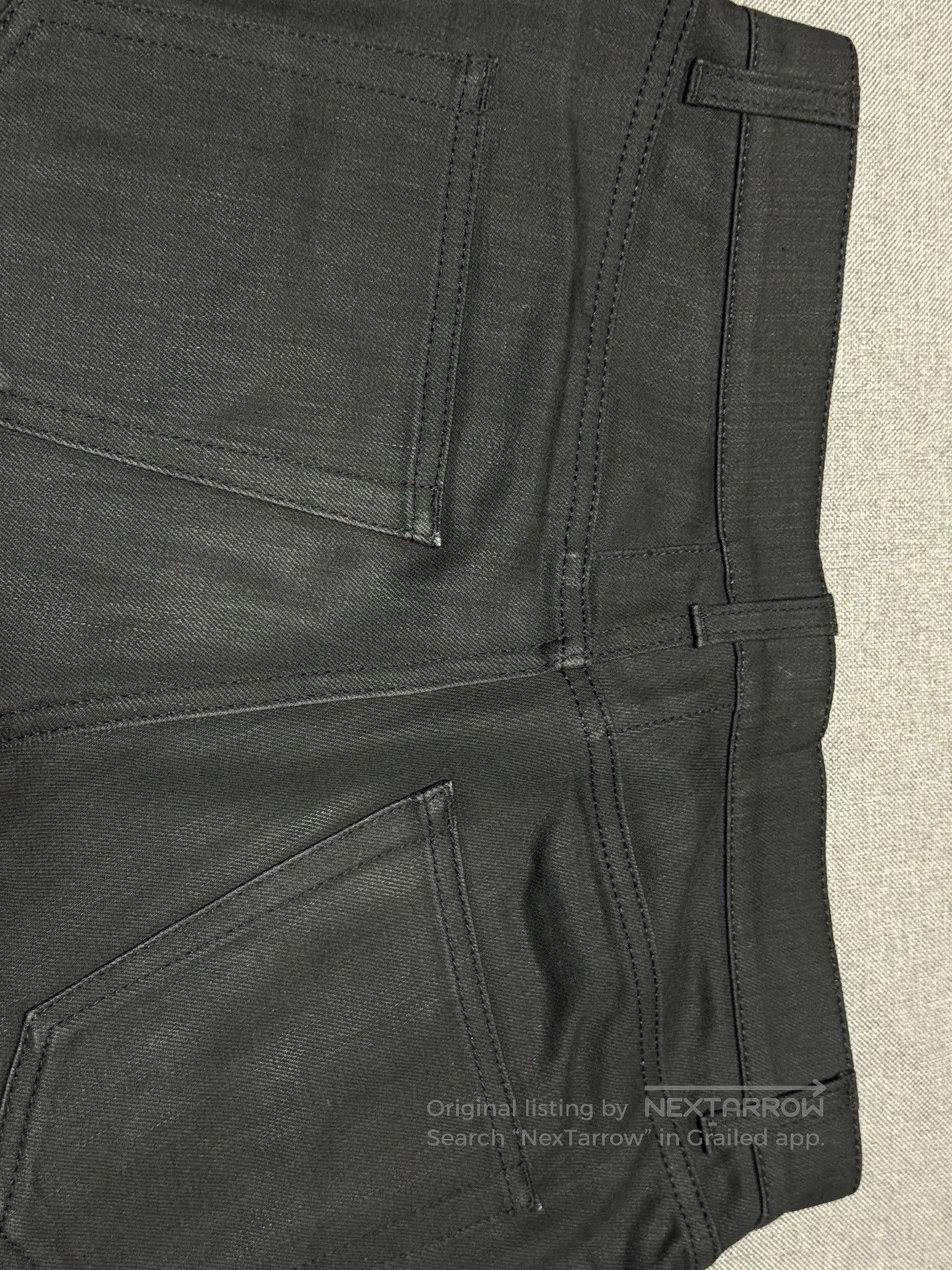 Saint Laurent Paris Saint Laurent SS16 Black Biker Skinny Jeans. Size US 30 / EU 46 - 7 Thumbnail
