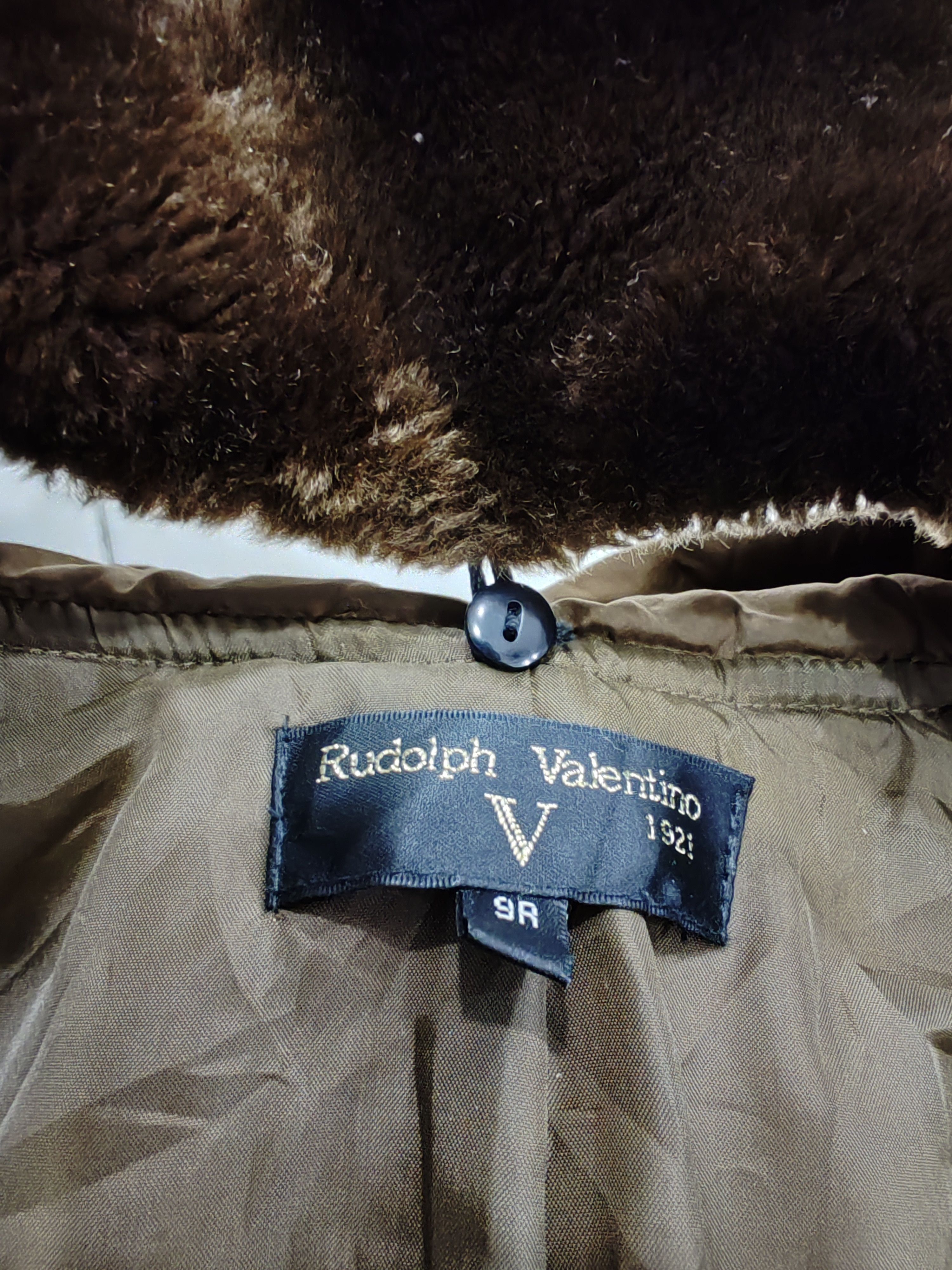 Valentino RUDOLPH VALENTINO JACKET DOWN PUFFER VINTAGE BROWN FULL ZIP Size US S / EU 44-46 / 1 - 8 Thumbnail
