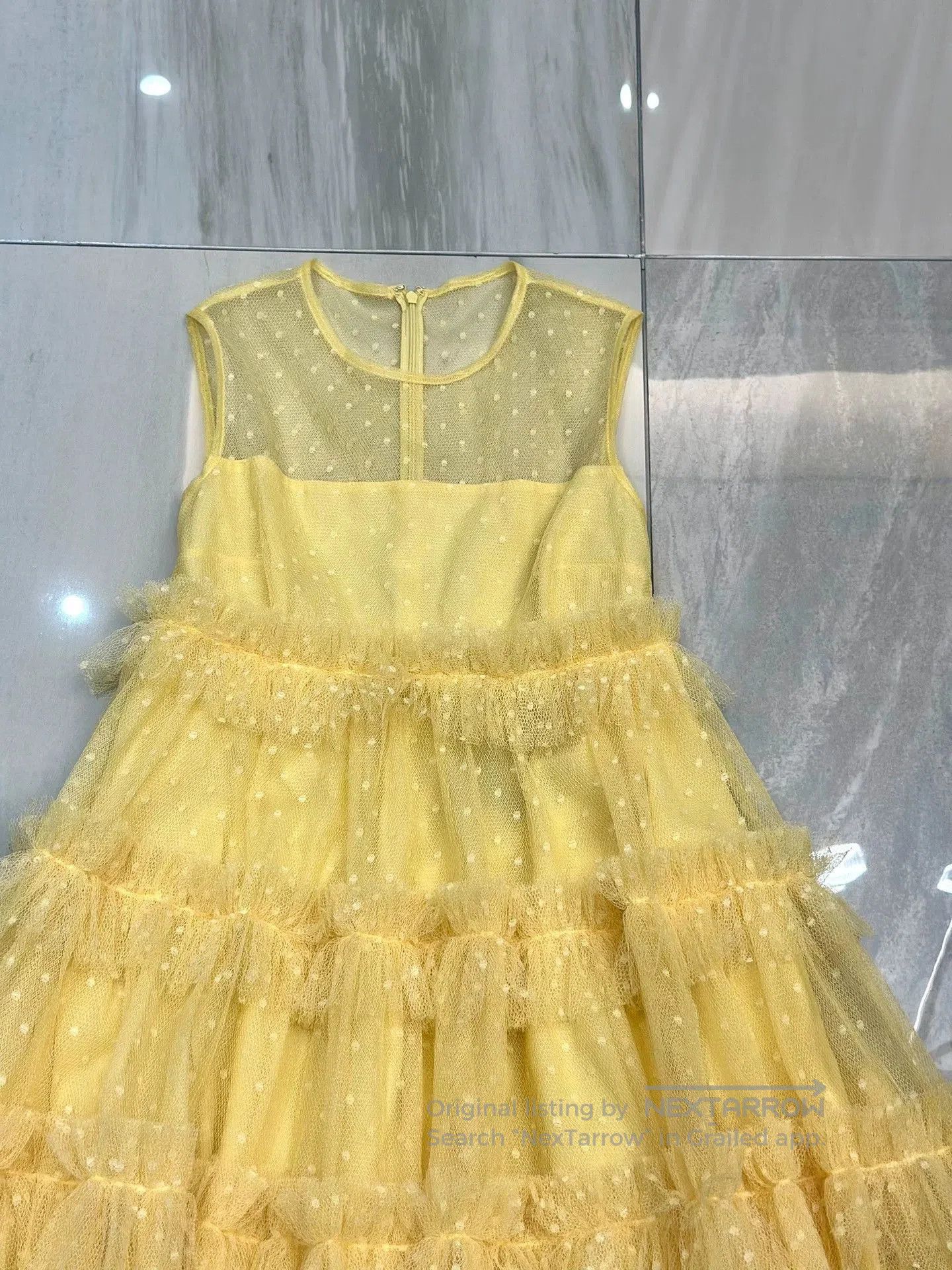 Valentino Red Valentino Yellow Tulle Princess Dress. Size US S / EU 44-46 / 1 - 6 Thumbnail