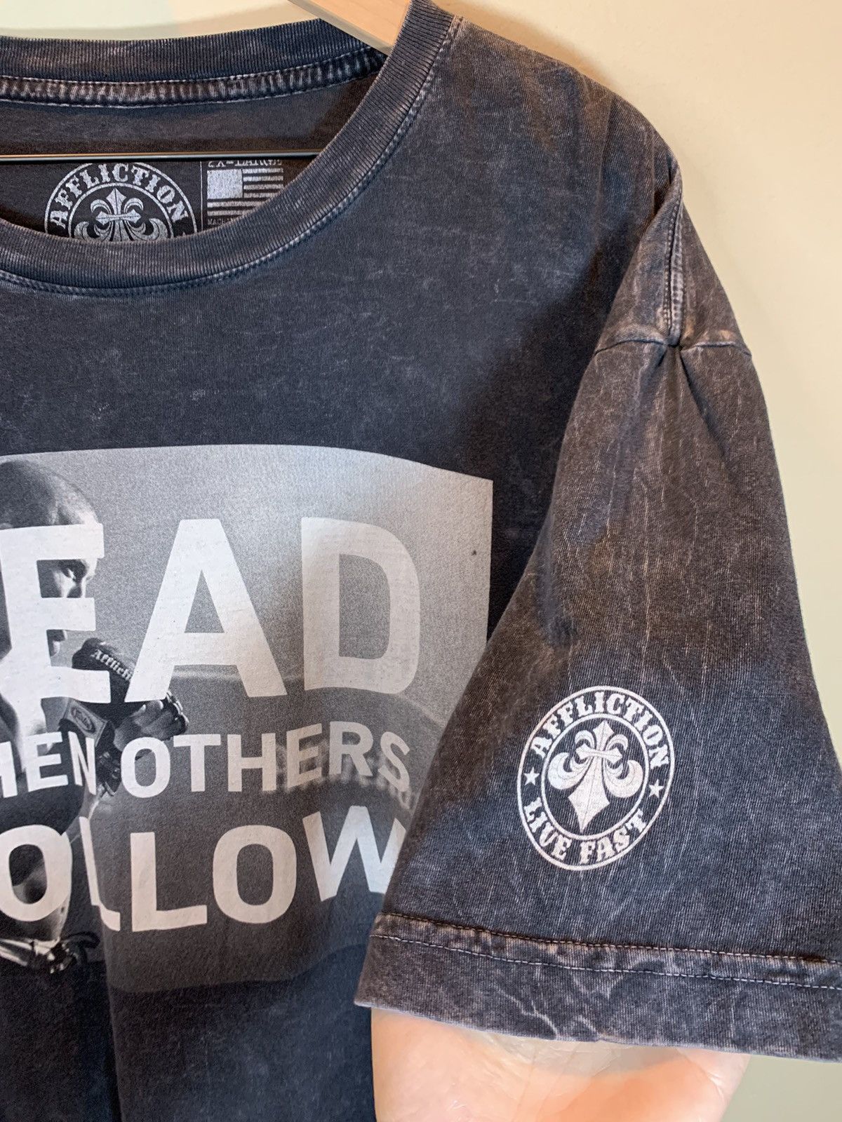 Affliction × Designer × Vintage *RARE* Affliction Definition Lead When Others Follow Shirt Size US XXL / EU 58 / 5 - 3 Thumbnail
