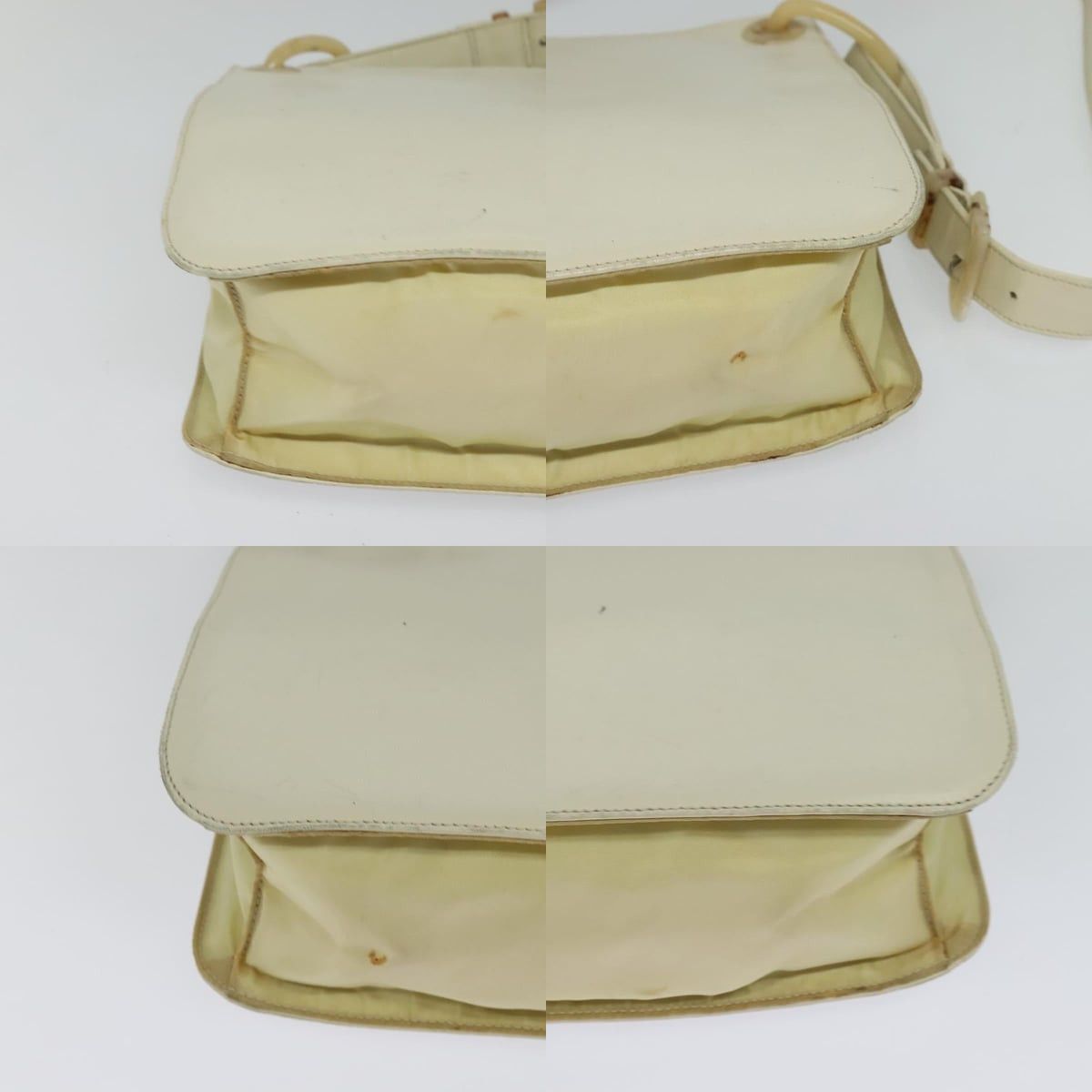 Prada PRADA Shoulder Bag Leather Beige Size ONE SIZE - 10 Thumbnail