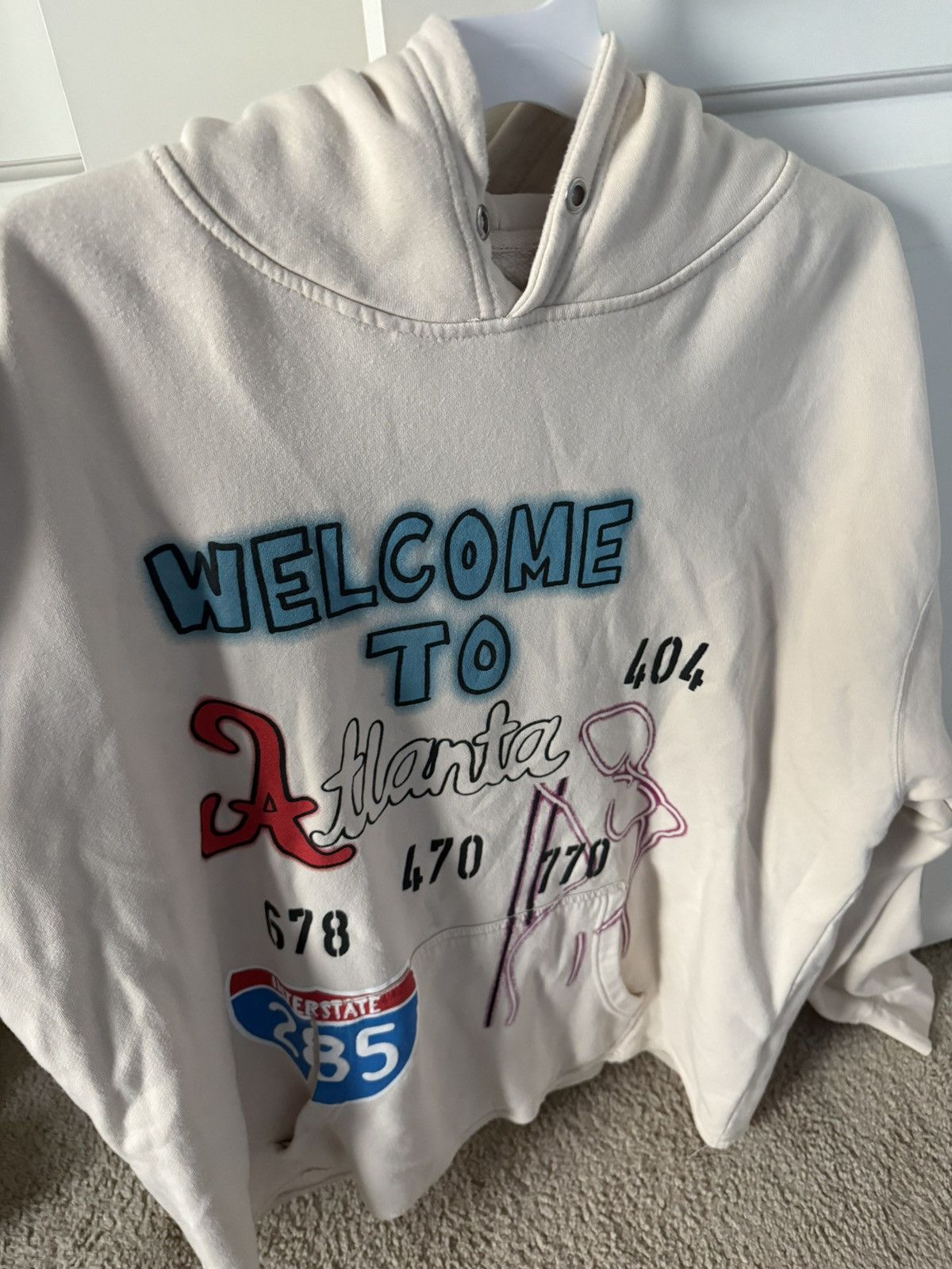 Homme + Femme La Welcome To Atlanta Homme Femme Hoodie Size US XXL / EU 58 / 5 - 1 Thumbnail