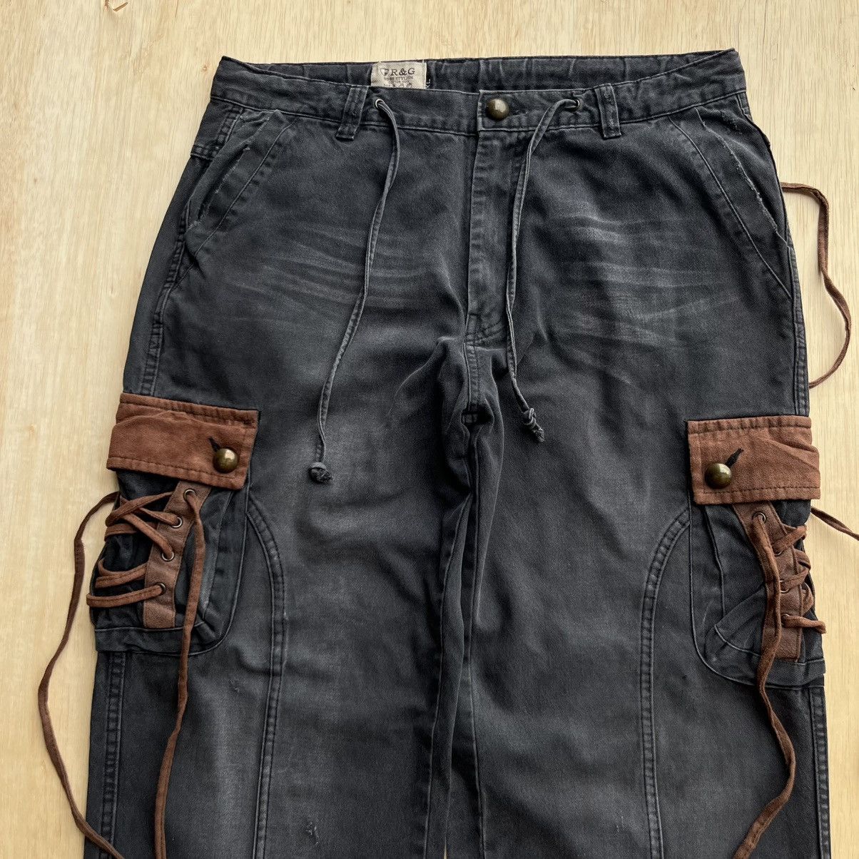 Japanese Brand R&G LACE UP CARGO LIKE JAPANESE BRAND Size US 34 / EU 50 - 2 Thumbnail