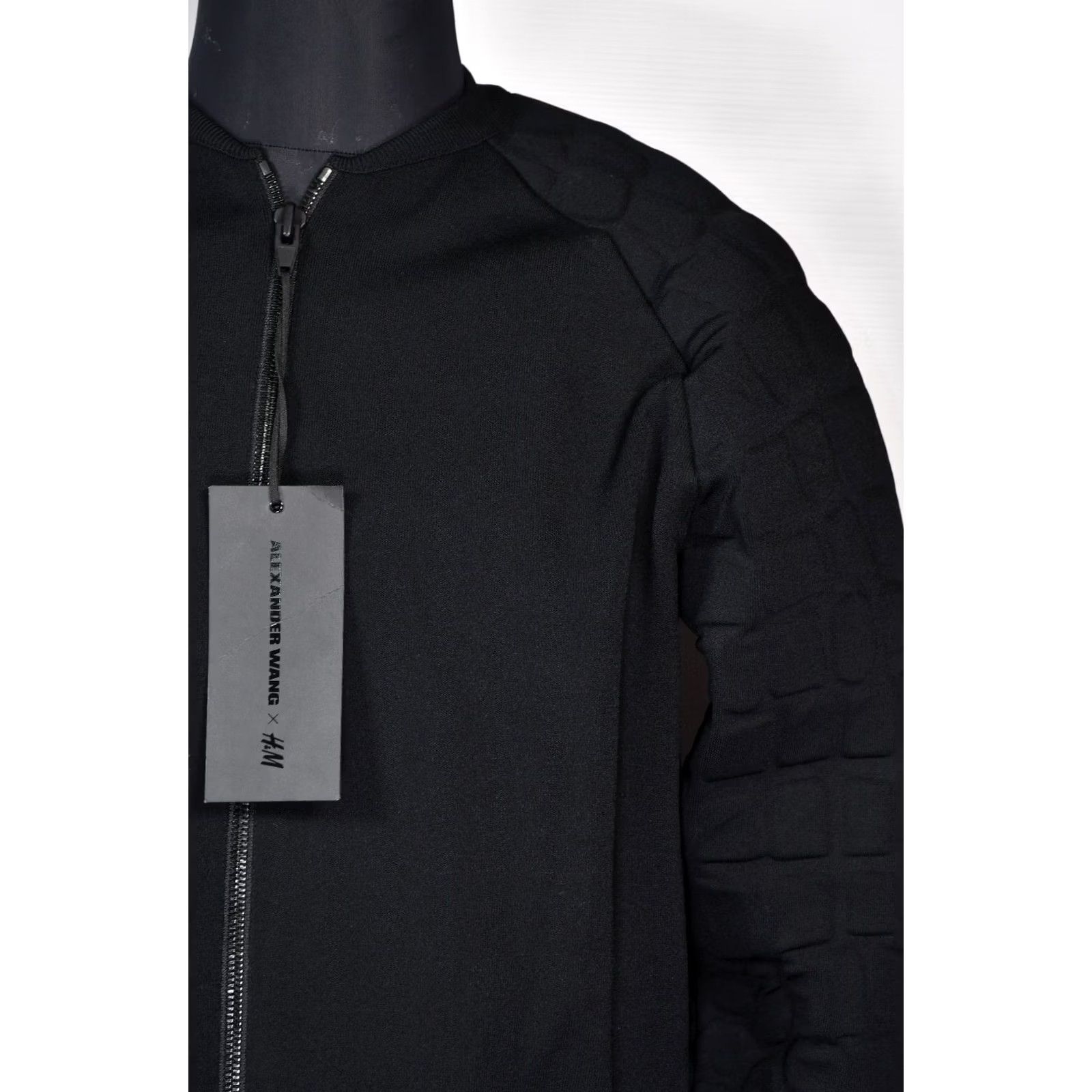 Alexander Wang Alexander Wang x H&M Jacket Men Bomber Zip Black Size M Italy Neoprene 63% Visco... Size US M / EU 48-50 / 2 - 4 Thumbnail