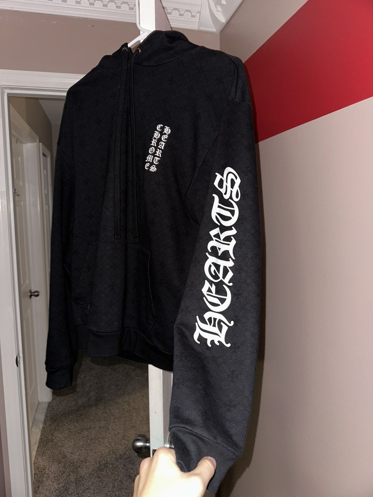 Chrome Hearts Chrome Hearts Plus Cross Allover Horseshoe Hoodie –Black (S) Size US S / EU 44-46 / 1 - 8 Thumbnail