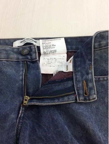Junya Watanabe 2001 Dyed Distress Detailing Denim Jeans Excellent Condition Size US 29 - 4 Thumbnail