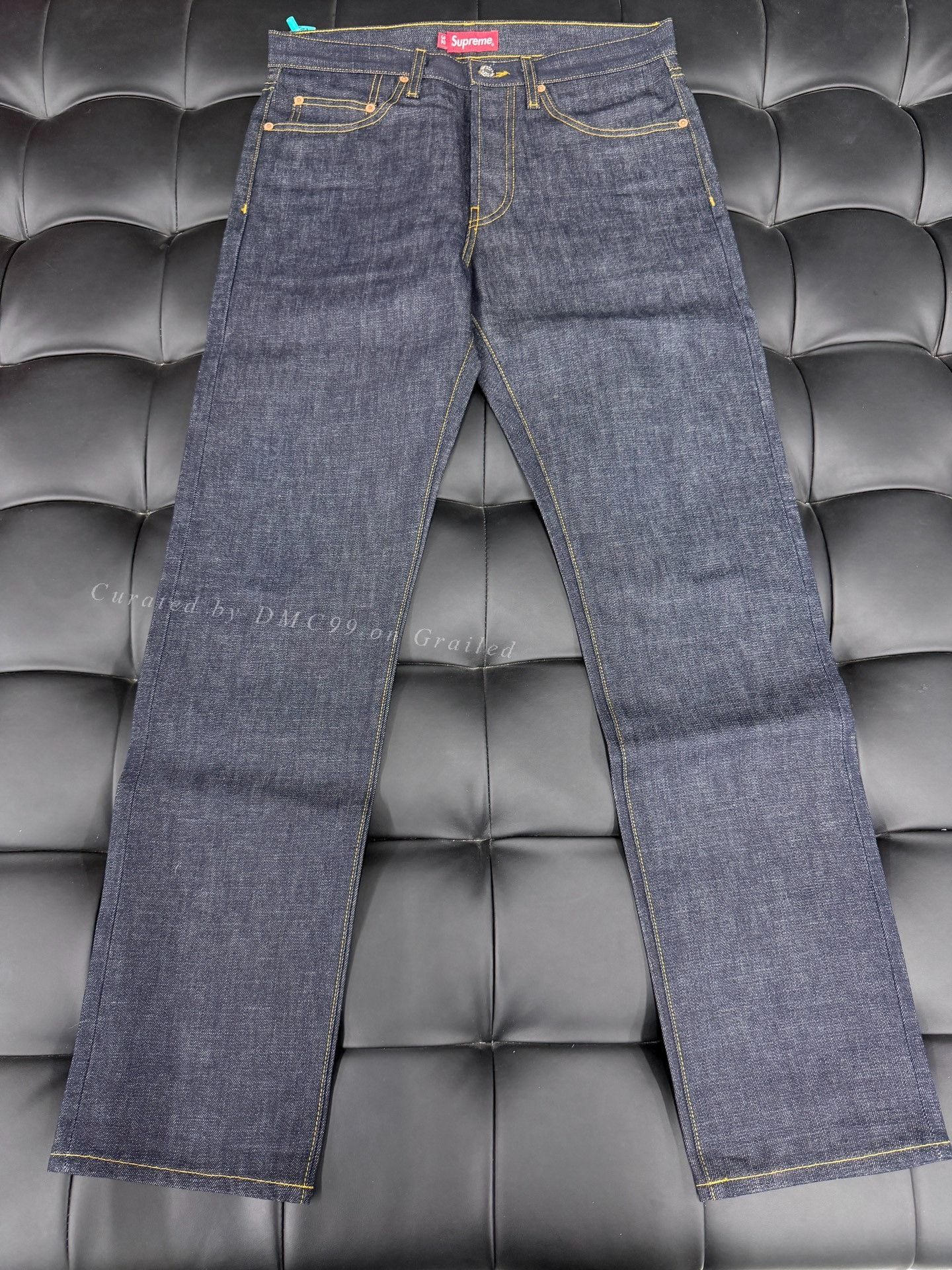 Supreme Supreme Straight-Leg Raw Denim Jeans Size US 32 / EU 48 - 1 Thumbnail