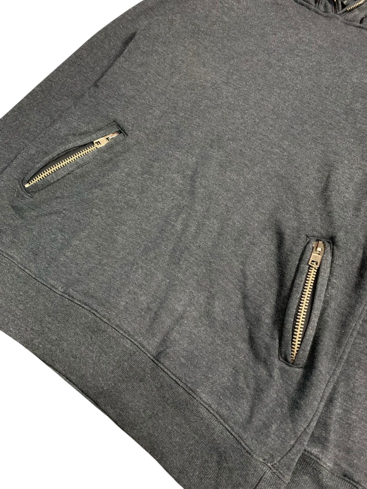 HARE MULTIZIPPER HOODIE RICK OWENS BALENCIAGA STYLE