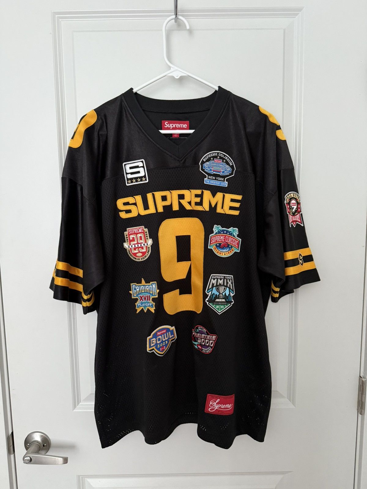 Supreme Supreme Bandana Football Jersey Blue XL | Grailed