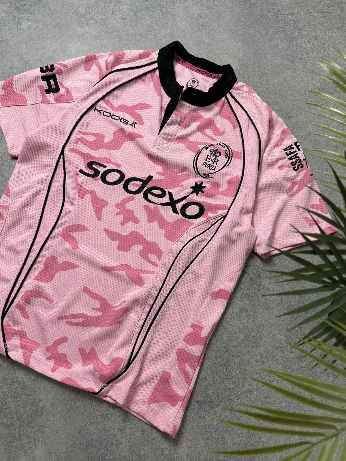 Sterling Ruby Kooga Sodexo Big logo Army GB jersey mens size L Size US XL / EU 56 / 4 - 2 Thumbnail