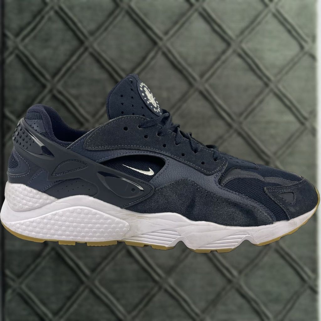 Nike Nike Air Huarache Runner Mens Size 13 Dark Obsidian Blue White Gum DZ3306-400 Athletic Running Shoes Size US 12 / EU 45 - 1 Thumbnail