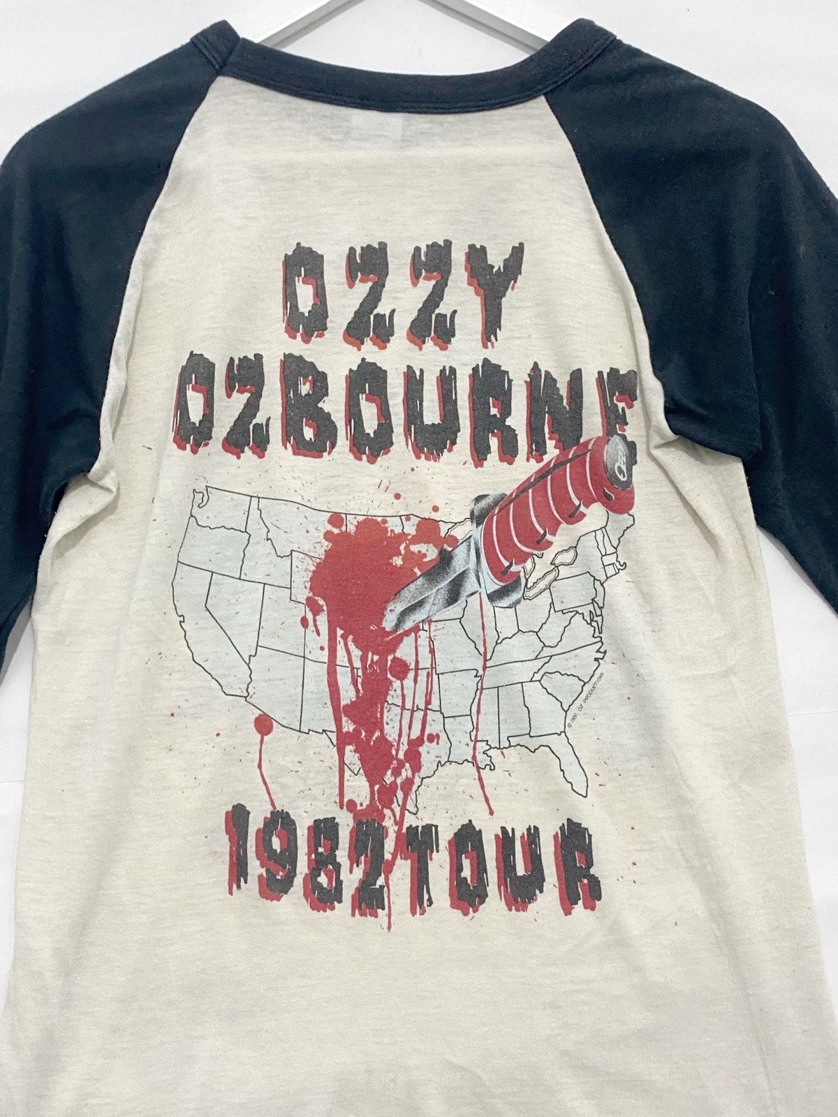 Ozzy Osbourne Ozzy Osbourne Vintage 82' Tour T-shirt Size US M / EU 48-50 / 2 - 8 Thumbnail