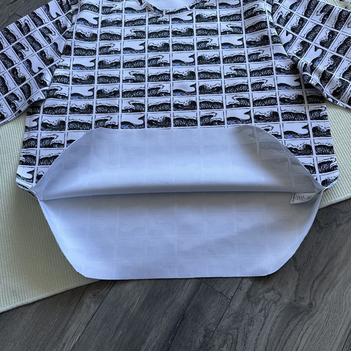 Kenzo Rare KENZO Neoprene Japanese Wave Pattern Long Sleeve Shirt Size US XXL / EU 58 / 5 - 5 Thumbnail