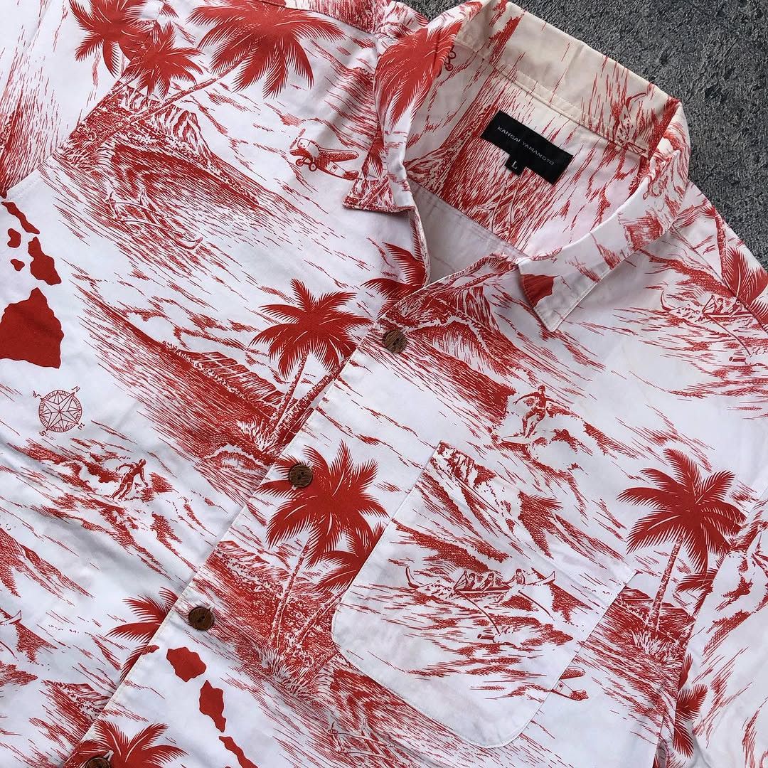 Japanese Brand × Kansai Yamamoto Kansai yamamoto hawaiian shirt Size US L / EU 52-54 / 3 - 2 Thumbnail