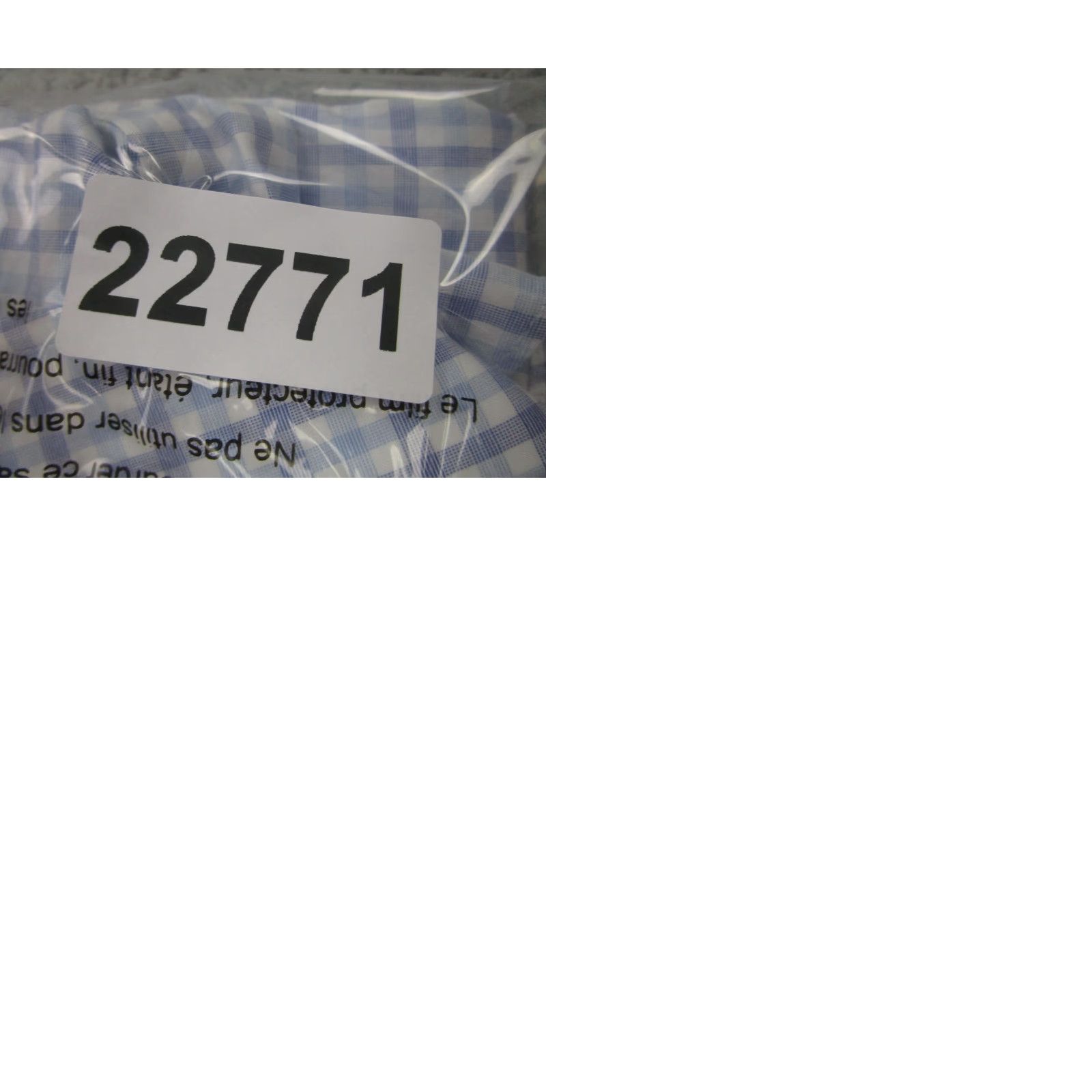 Brooks Brothers VINTAGE Brooks Brothers Dress Shirt Mens 17.5 32/33 Blue Gingham Thomas Mason Cotton Size 48R - 9 Thumbnail
