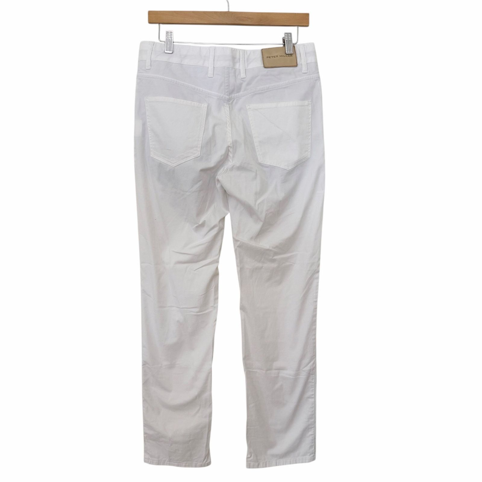 Peter Millar Collection Perfect Poplin White Chino Pants 32