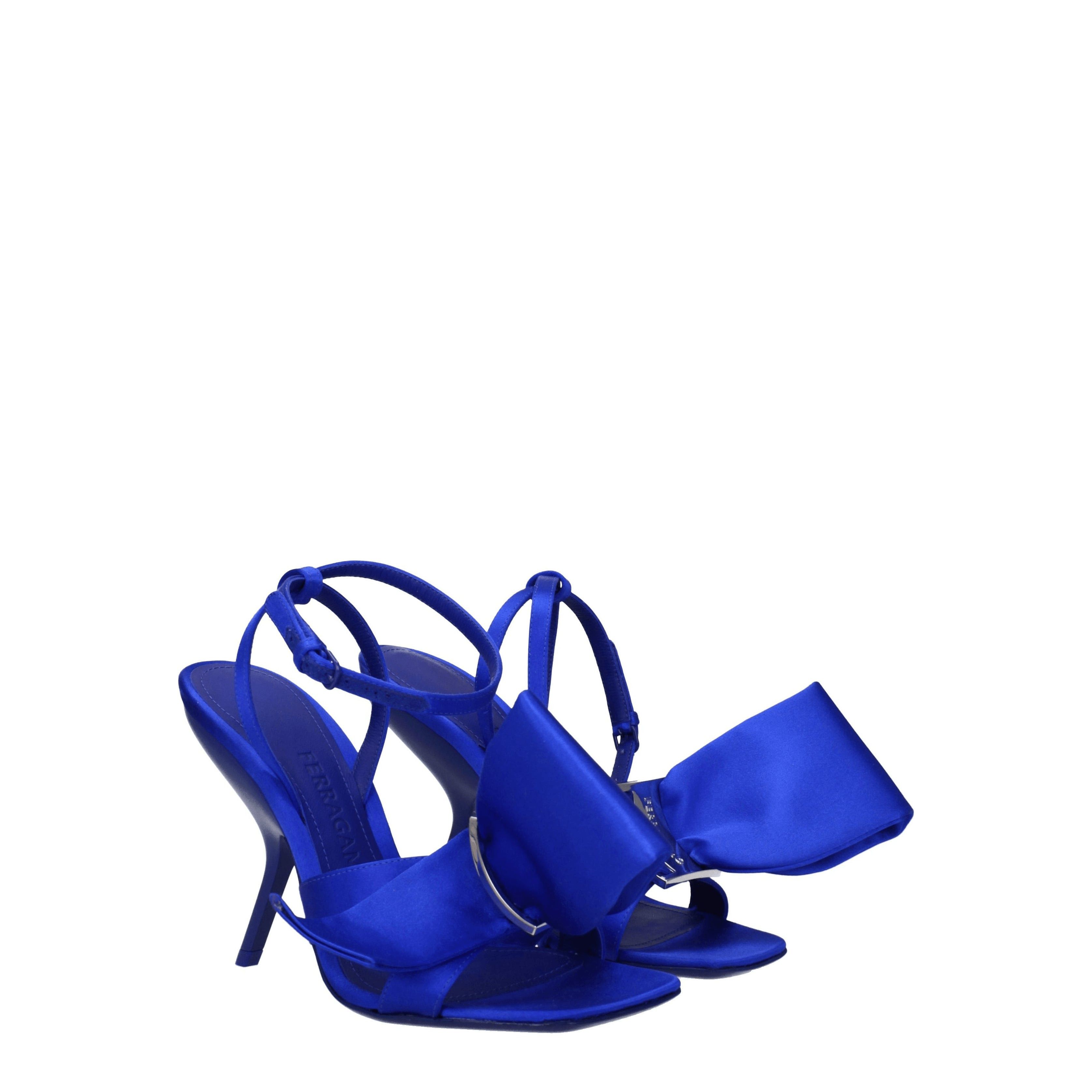 Sandals in Satin