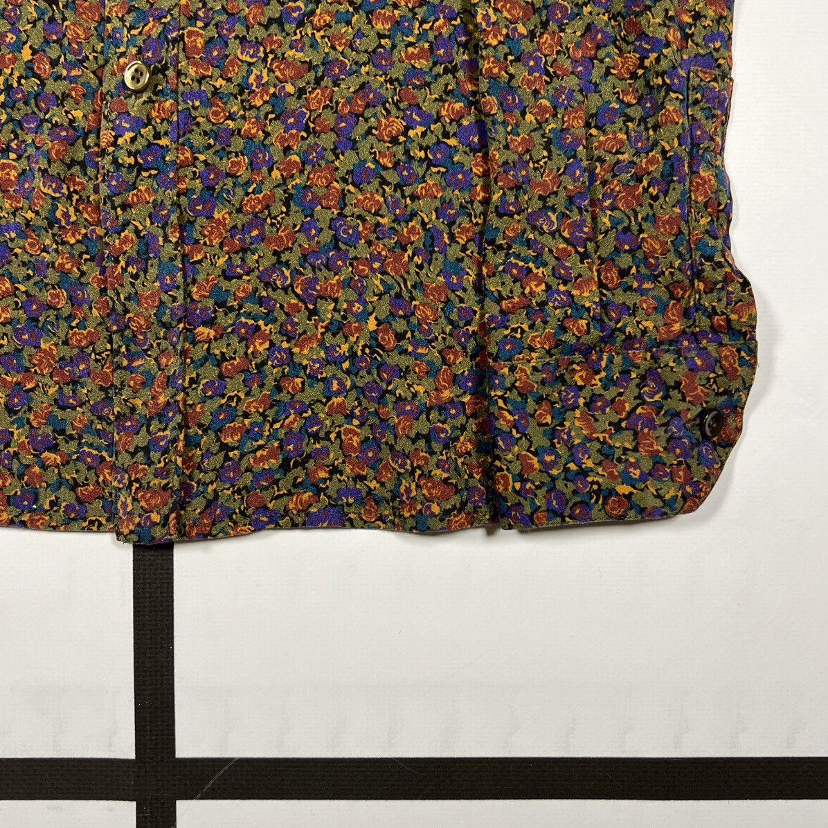 Saint Laurent Paris |[ SS19 Saint Laurent Floral Button Up Silk Shirt ]| Size US XS / EU 42 / 0 - 4 Thumbnail