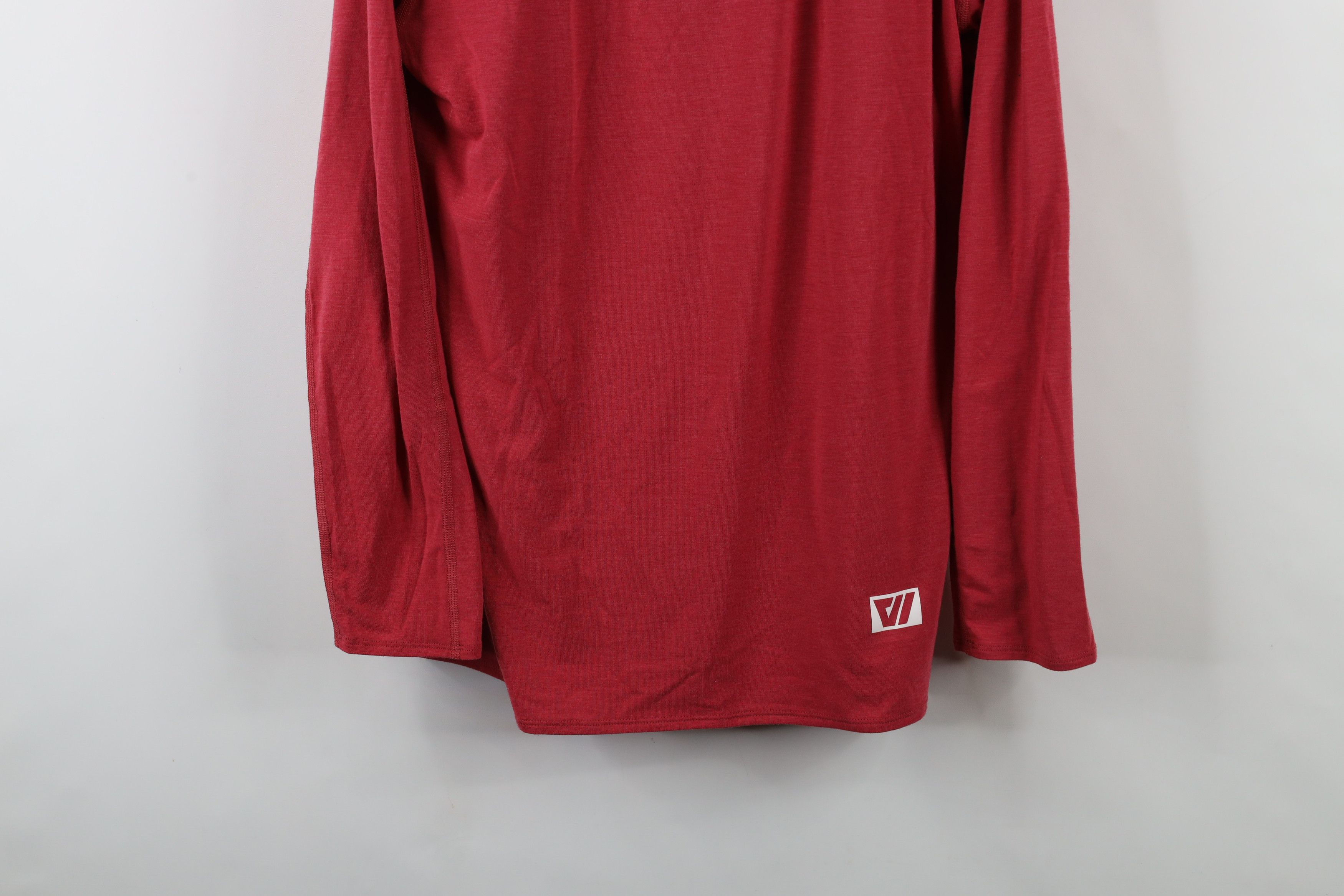 Vintage Wolaco Knit Stretch Clinton Long Sleeve T-Shirt Red USA Size US M / EU 48-50 / 2 - 3 Thumbnail