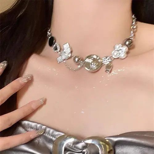 Other Dark STEAL! Y2K Chains Necklace Chain Size ONE SIZE - 4 Thumbnail