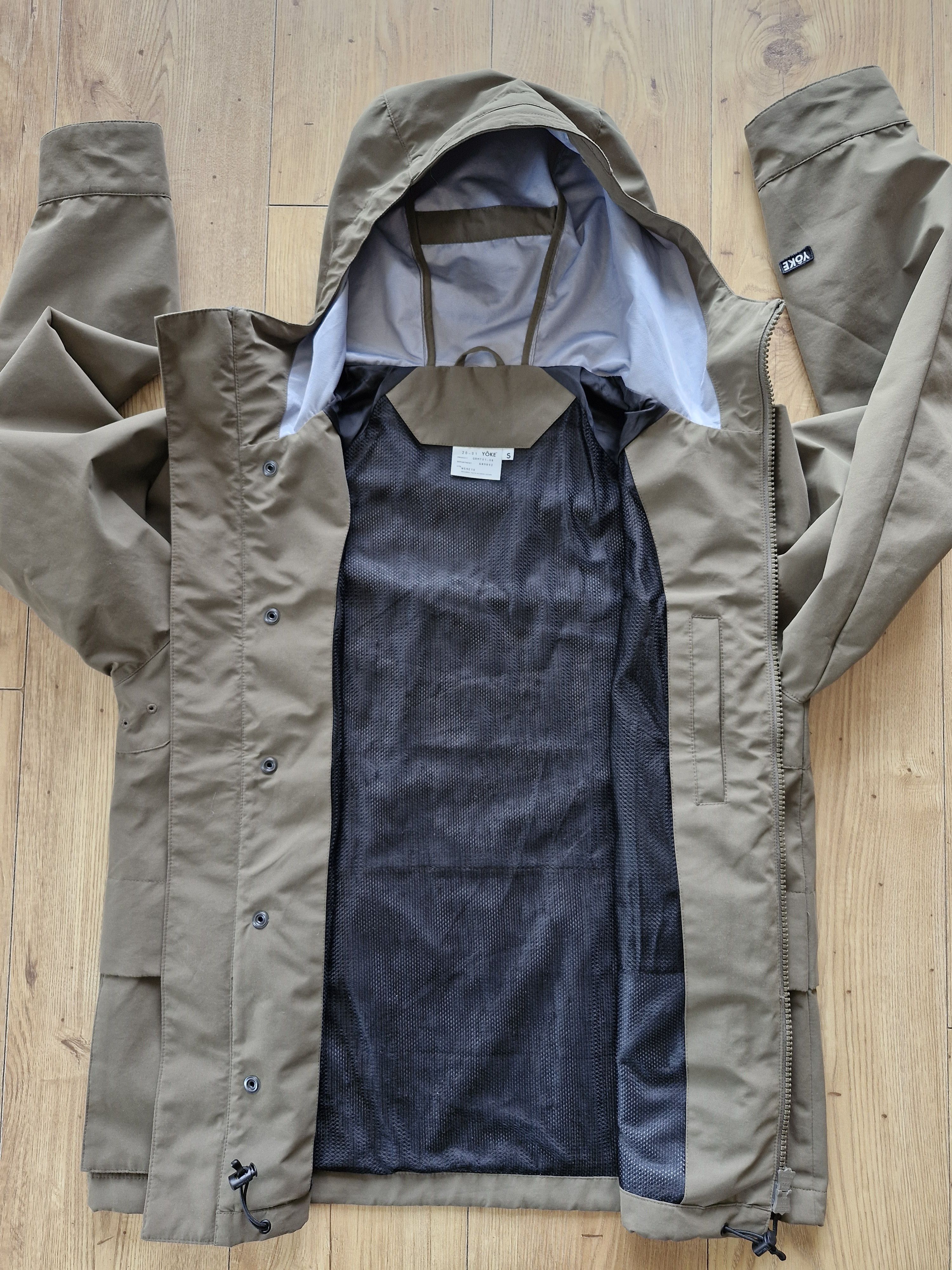 YOKE Mens jacket Yoke Japan Bar Jacket membrane khaki Size US S / EU 44-46 / 1 - 5 Thumbnail