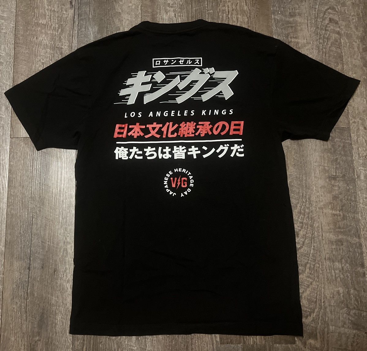 NHL Violent Gentlemen Kings Japanese Heritage Night shirt Size US M / EU 48-50 / 2 - 3 Thumbnail