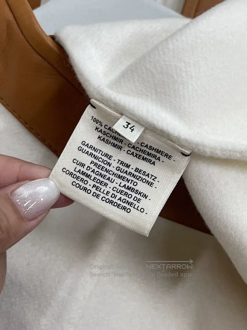 Hermes Hermes Black Cashmere Open Cardigan Jacket, Belt Missing Size XXS / US 00 / IT 34 - 8 Thumbnail