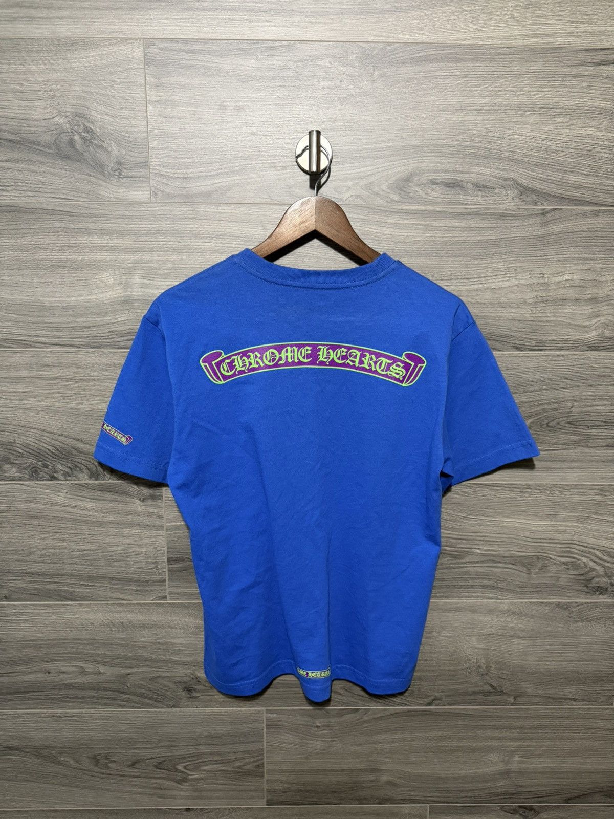 Chrome Hearts Chrome Hearts “Blue” Scroll Tee Size US S / EU 44-46 / 1 - 2 Thumbnail