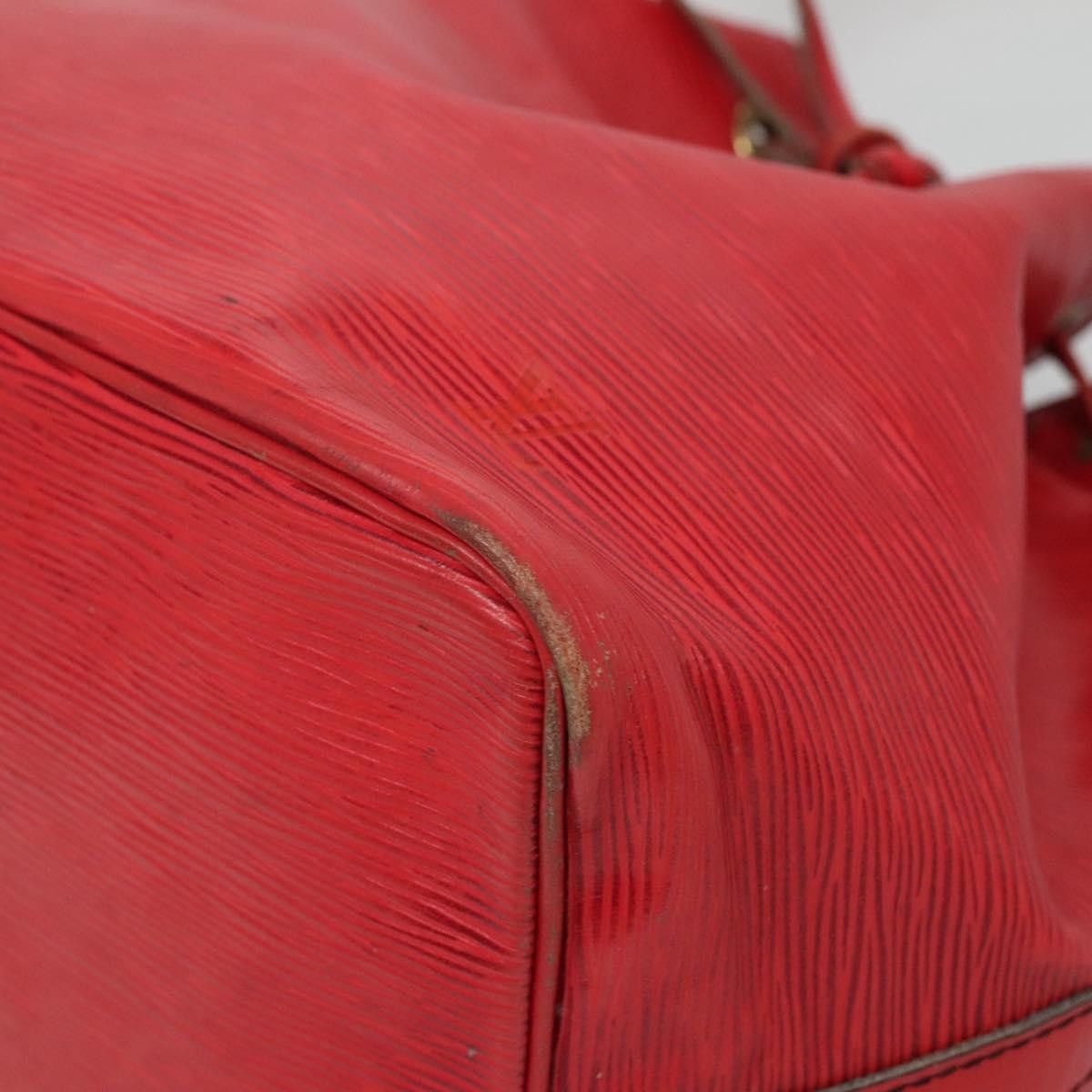 Louis Vuitton LOUIS VUITTON Epi Petit Noe Shoulder Bag Red M44107 Size ONE SIZE - 9 Thumbnail