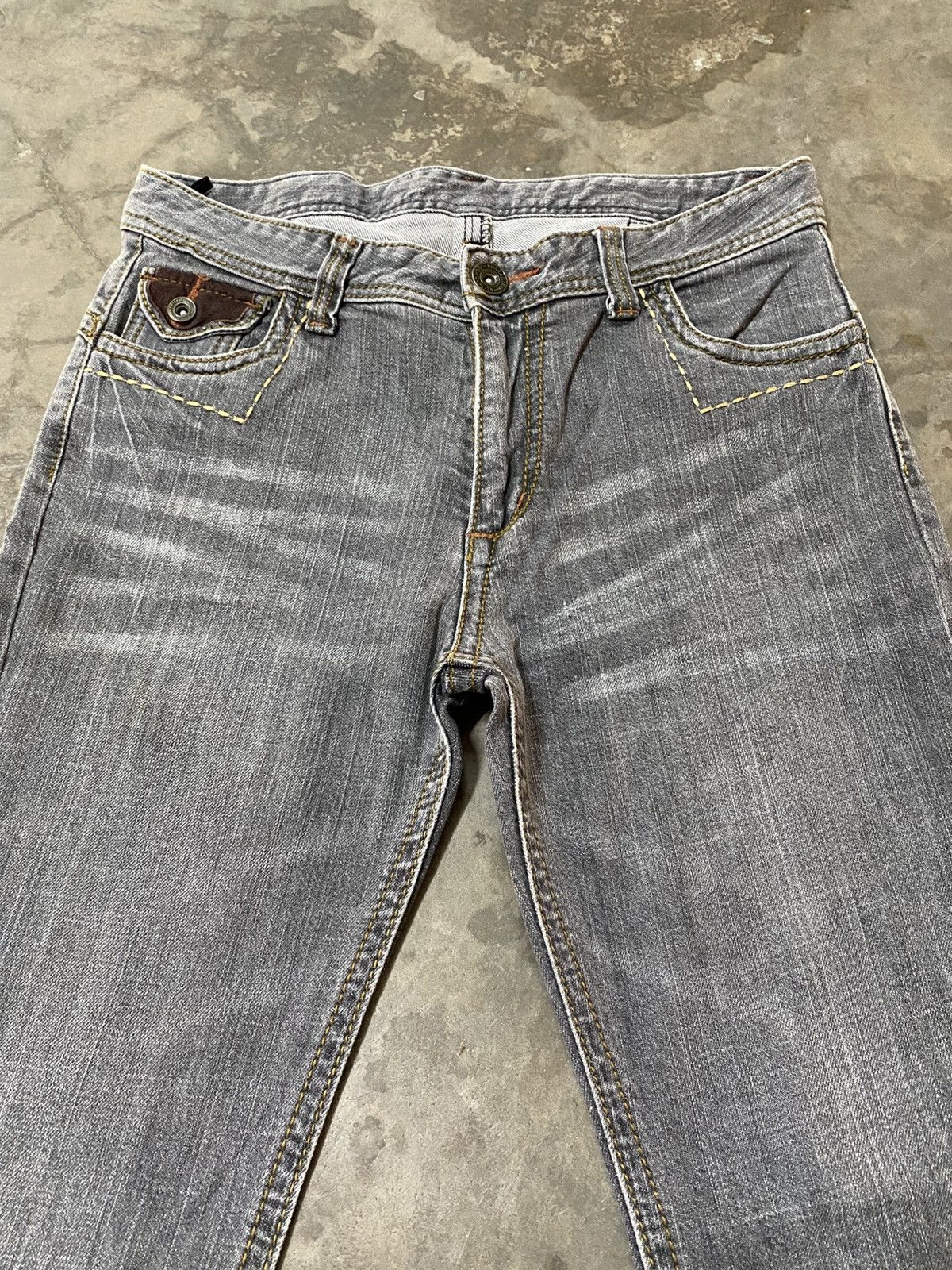 Hysteric Glamour × Japanese Brand × Tornado Mart Flare Jeans Japanese Unknown Fade Black p187 Size US 30 / EU 46 - 10 Thumbnail