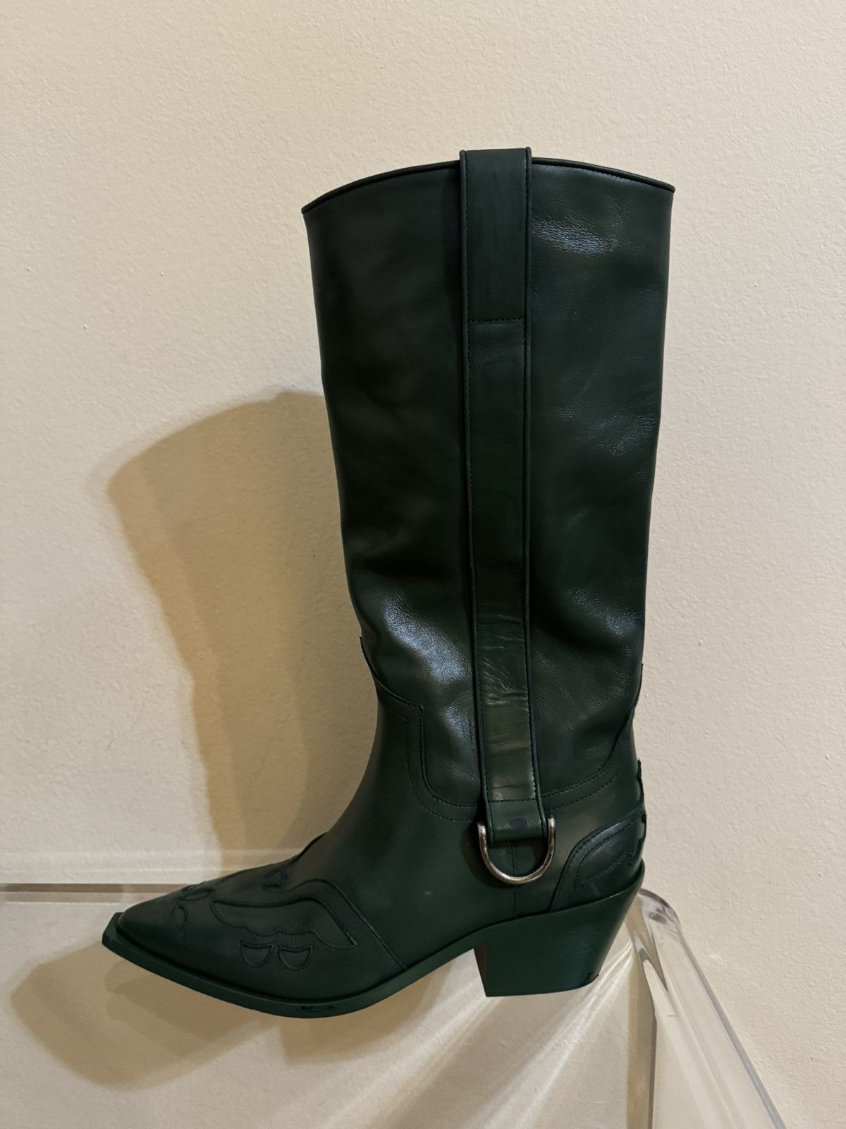 Enfants Riches Deprimes Enfants Riches Deprimes Distressed Leather Cowboy Boots 42 Size US 9 / EU 42 - 4 Thumbnail