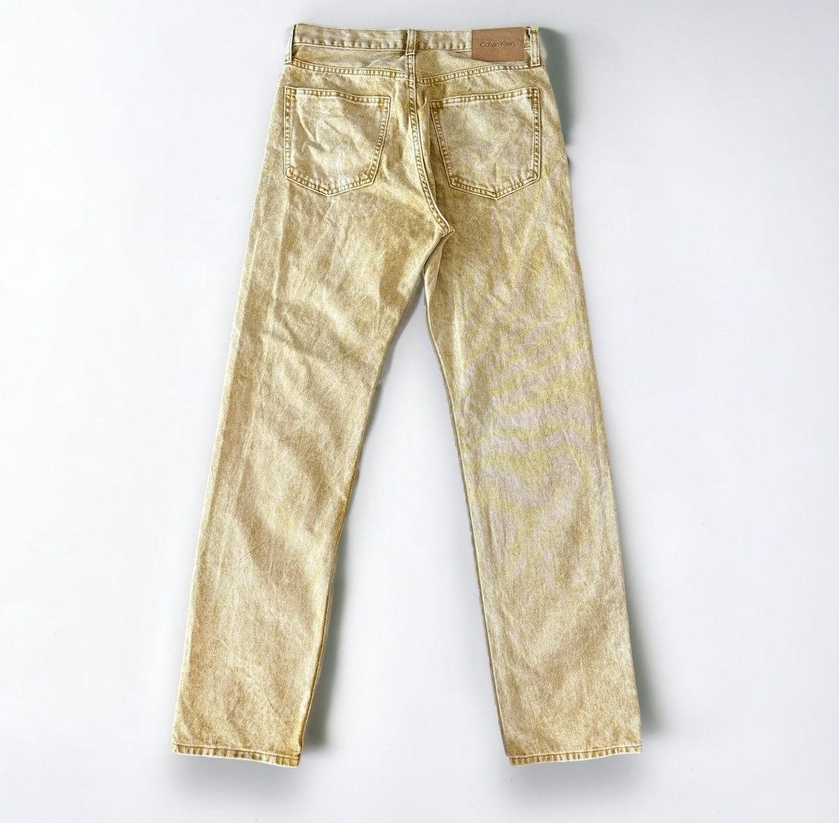 Calvin Klein Yellow Calvin Klein Jeans Size US 31 - 3 Thumbnail