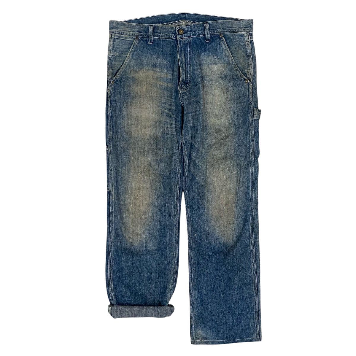 Vintage 🌟VINTAGE OSHKOSH SUNFADED CARPENTER PANT Size US 33 - 1 Thumbnail