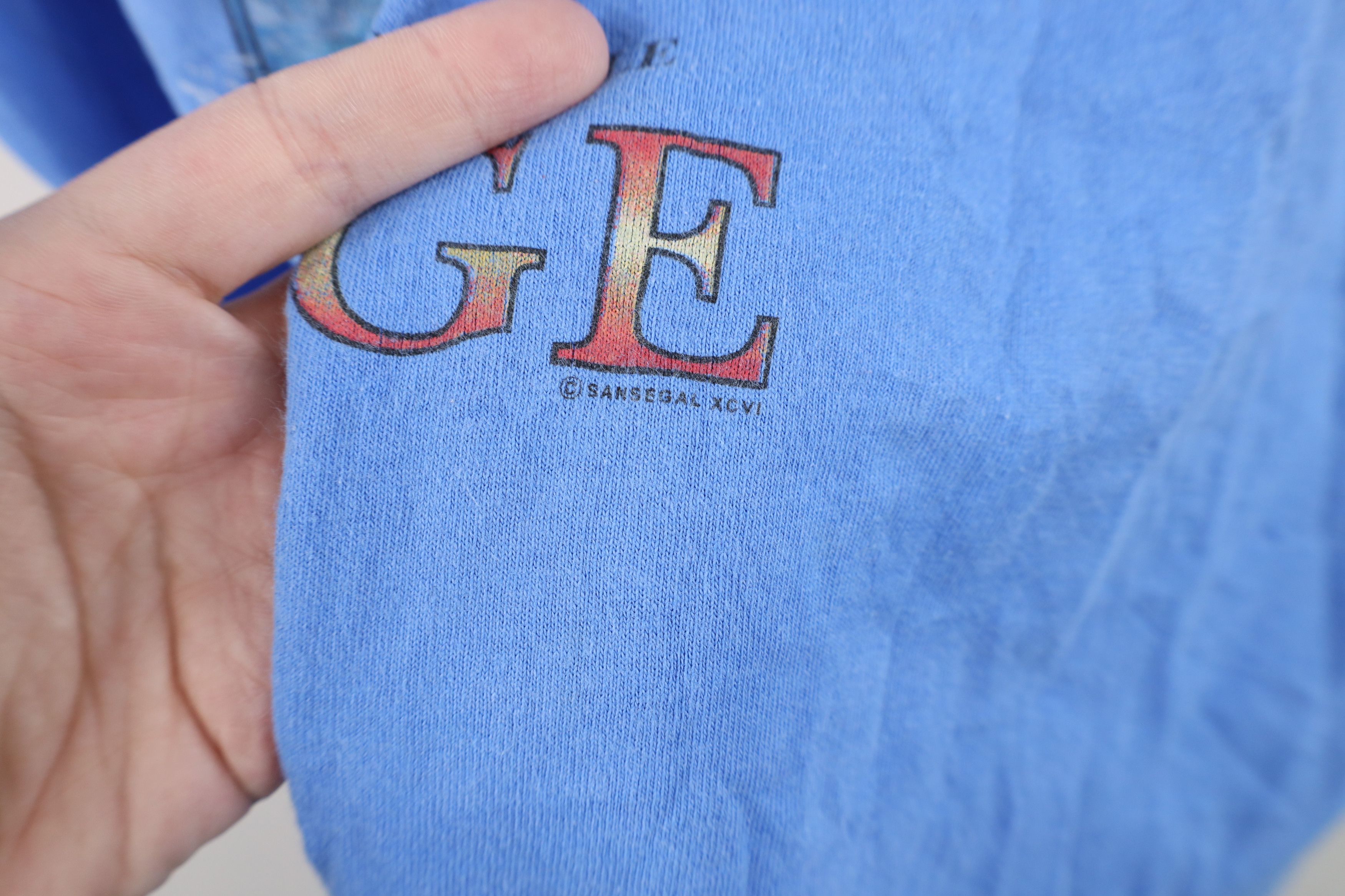 Vintage Vintage 90s Streetwear Ocoee River Rafting T-Shirt Blue USA Size US XL / EU 56 / 4 - 9 Thumbnail