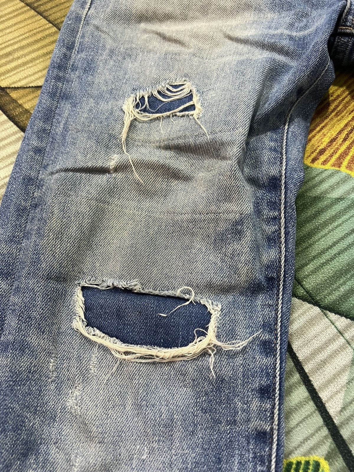 Japanese Brand × Seditionaries × Uniqlo UNIQLO DISTRESSED DENIM VERY RARE Size US 30 / EU 46 - 3 Thumbnail