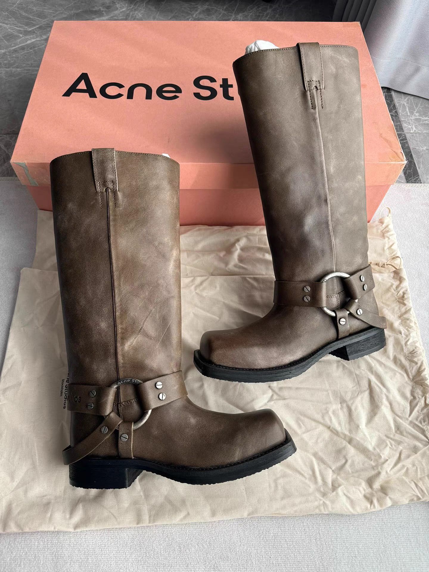 Acne Studios Acne Studios Tall Riding Boots K6 Size US 7 / IT 37 - 7 Thumbnail