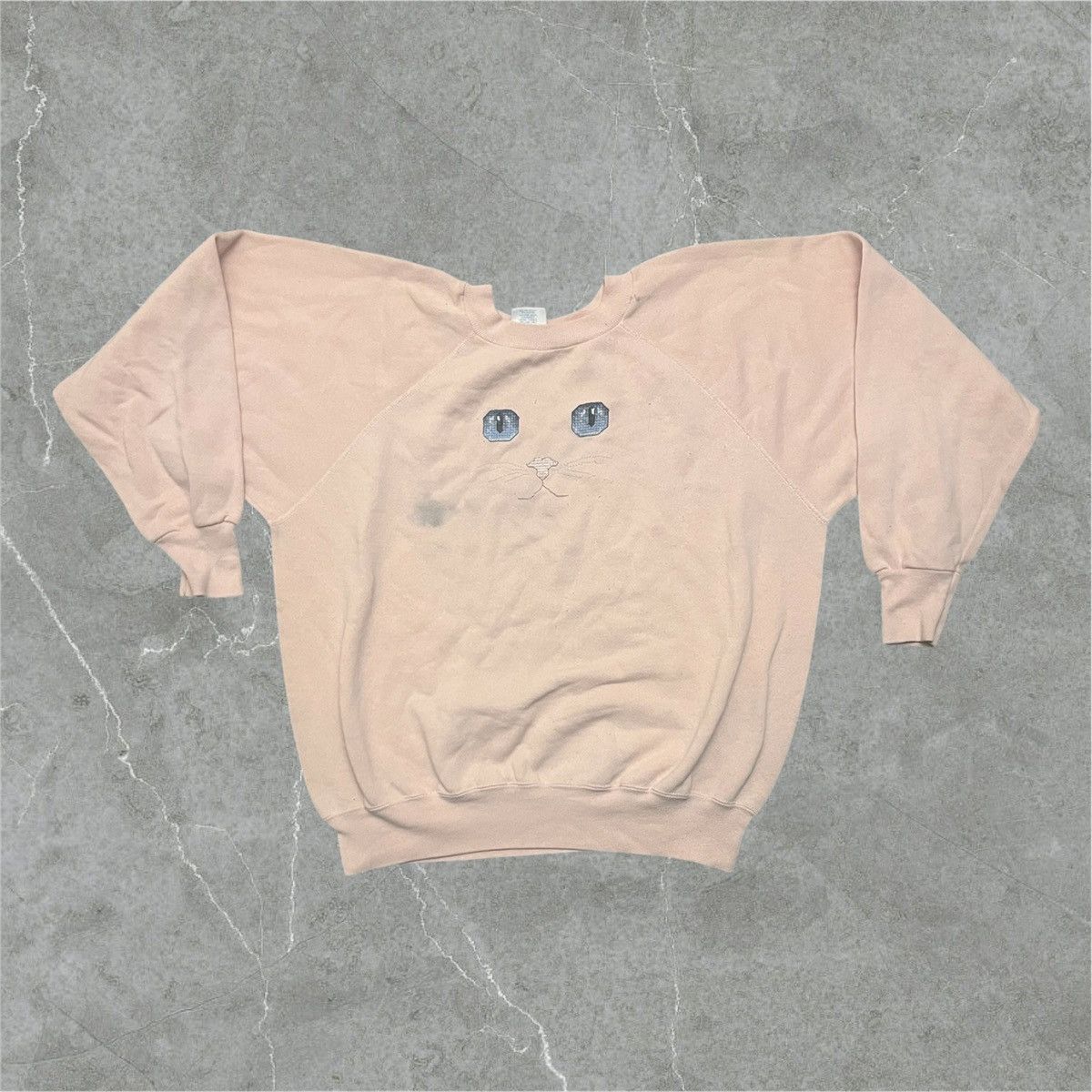 Other 1960s Vintage embroidered kitten cat ultra sweats Size US L / EU 52-54 / 3 - 1 Thumbnail