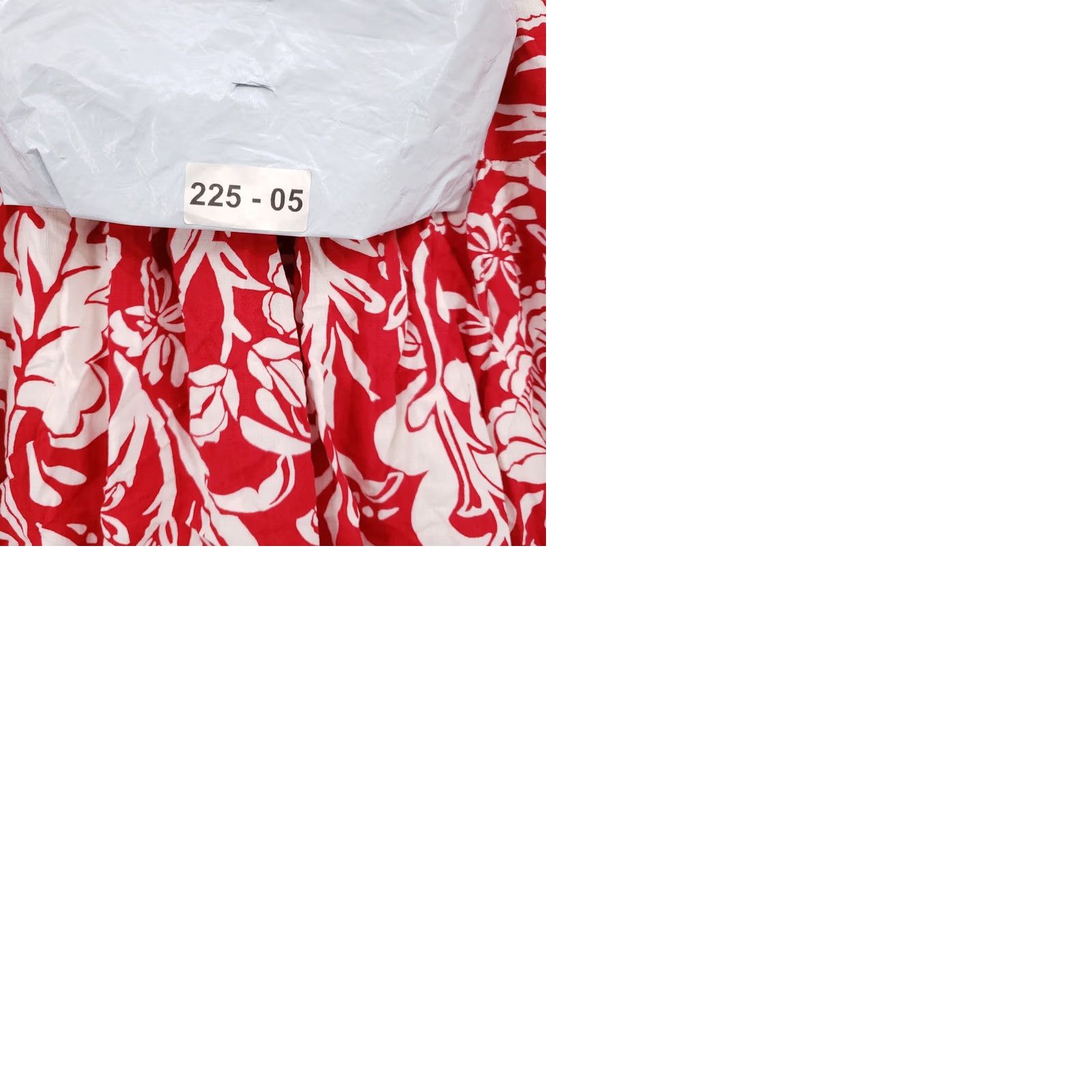 Vintage Knox Rose Skirt Women 1X Plus Red Floral Mini Tiered Boho Hawaiian Peasant Lined Size 40" / US 18 - 9 Thumbnail
