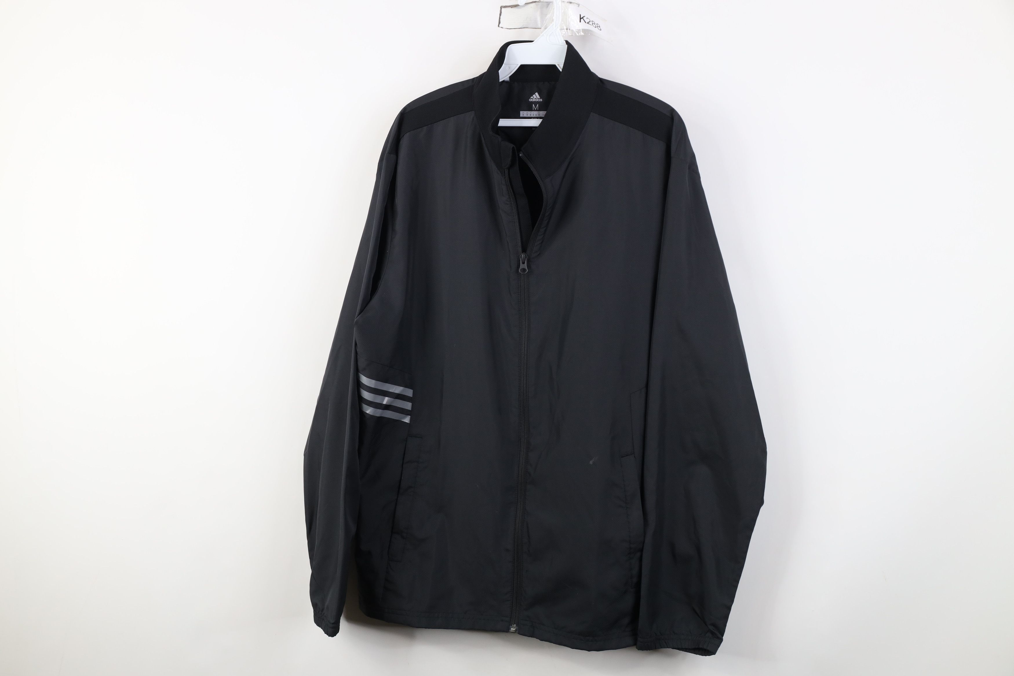 Adidas Adidas Golf Golfing Rain Windbreaker Bomber Jacket Black Size US M / EU 48-50 / 2 - 1 Thumbnail