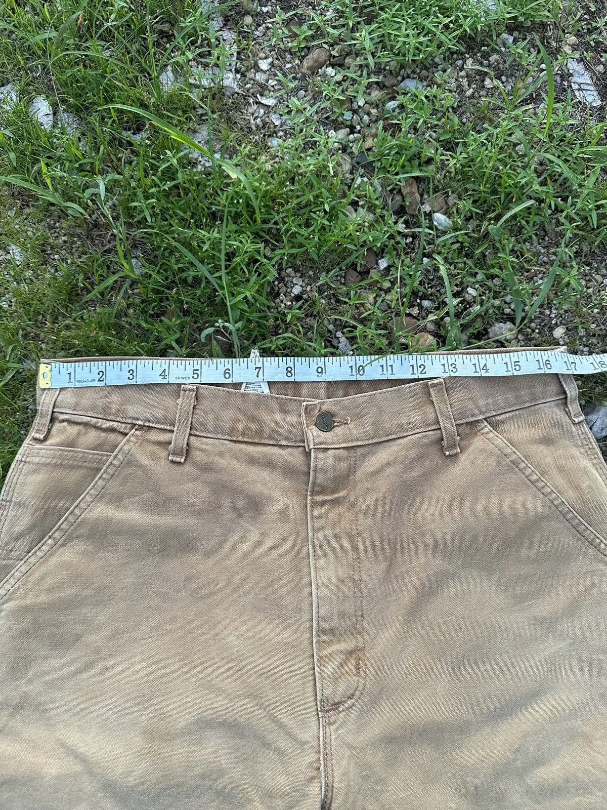 Carhartt FADED BROWN VINTAGE CARHARTT WORK WEAR MADE IN USA PANTS Size US 33 - 5 Thumbnail