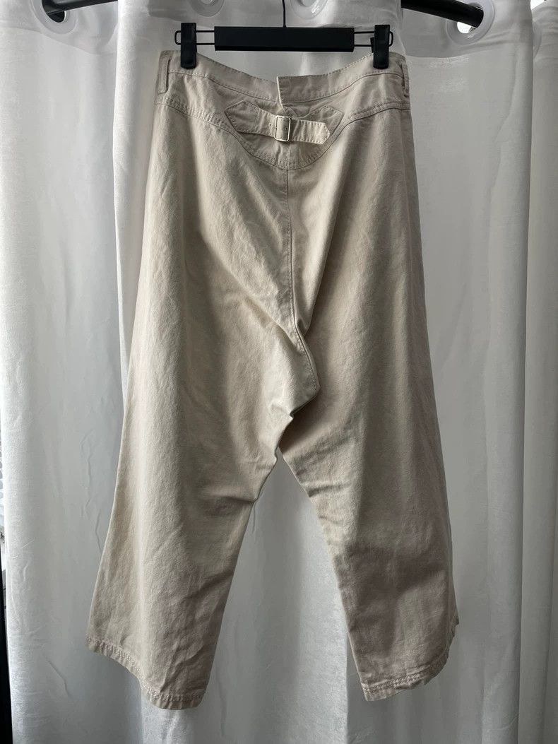 Comme des Garcons Comme des Garçons size m Beige wide-leg pants Size US 28 / EU 44 - 2 Thumbnail