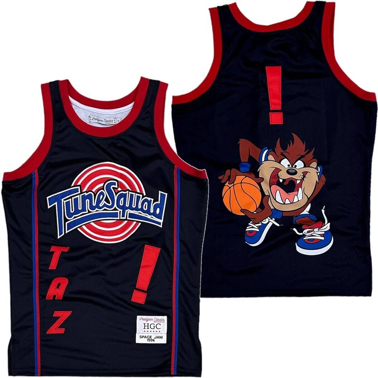 Tasmanian Taz Devil Tune Squad Space Jam Basketball Jersey