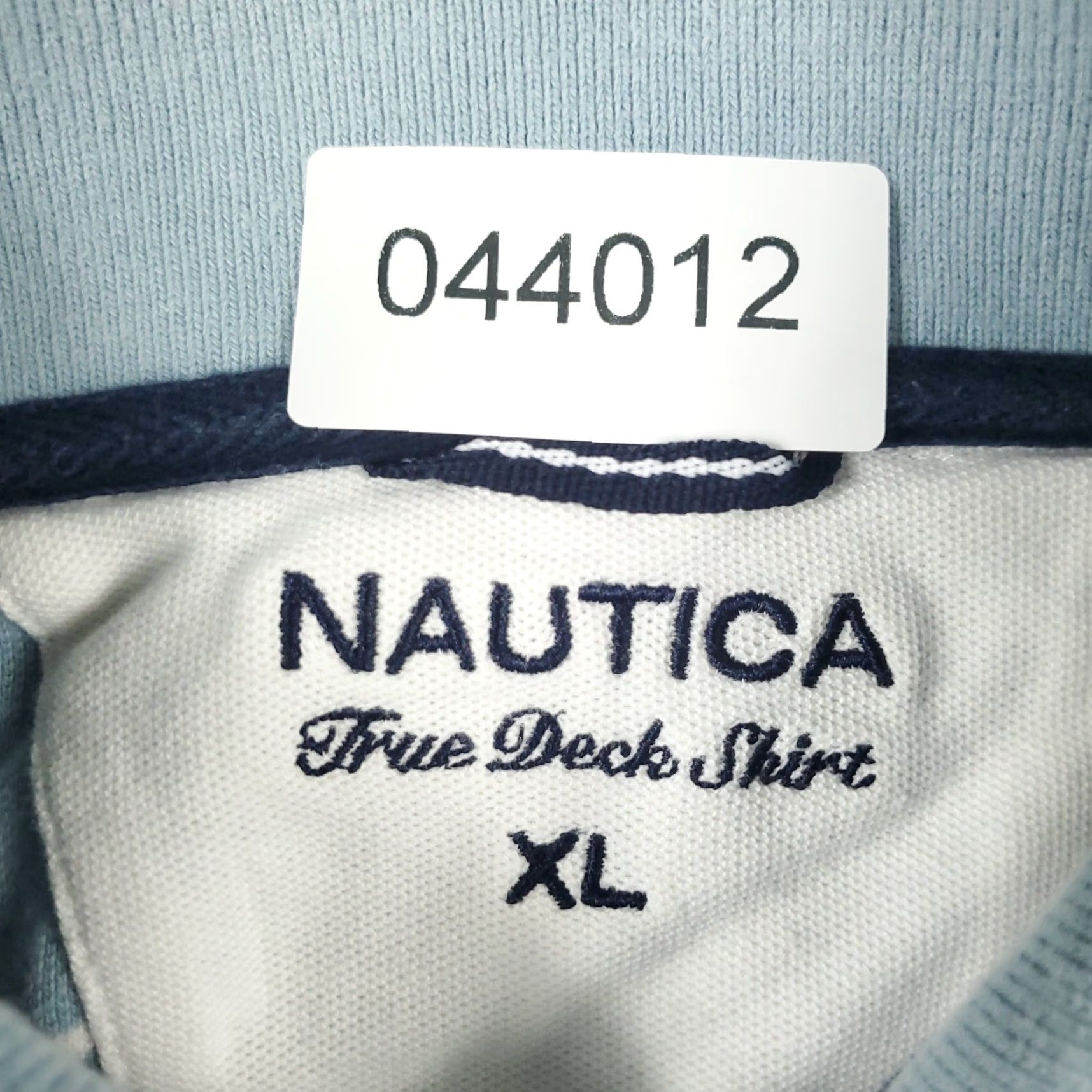 Nautica VINTAGE Nautica Polo Shirt Men XL Blue Striped Casual Short Sleeve 90s Preppy Mens Size US XL / EU 56 / 4 - 7 Thumbnail