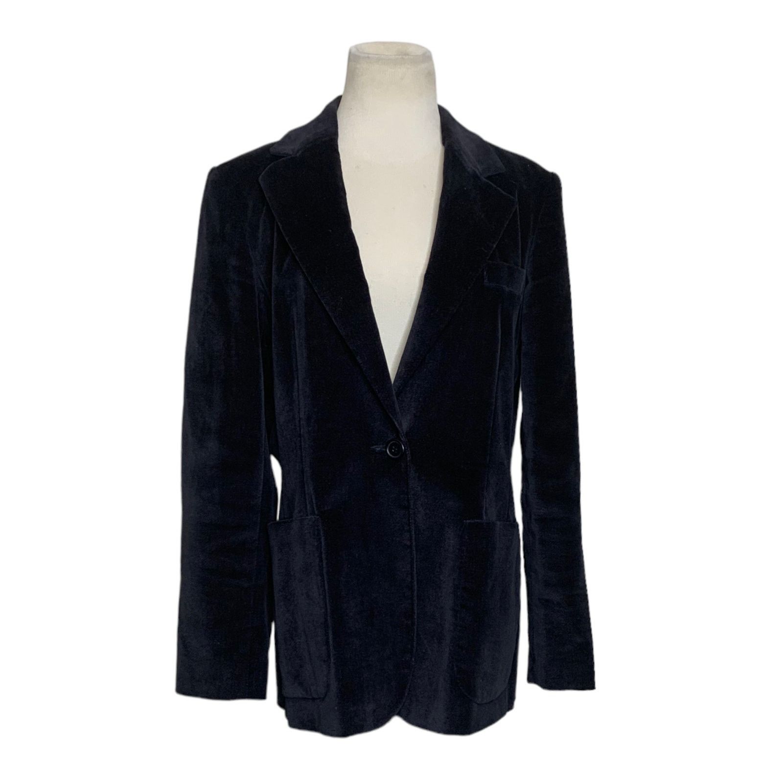 Harve Benard Harve Benard vintage black velvet one button blazer size 10 Size L / US 10 / IT 46 - 5 Thumbnail