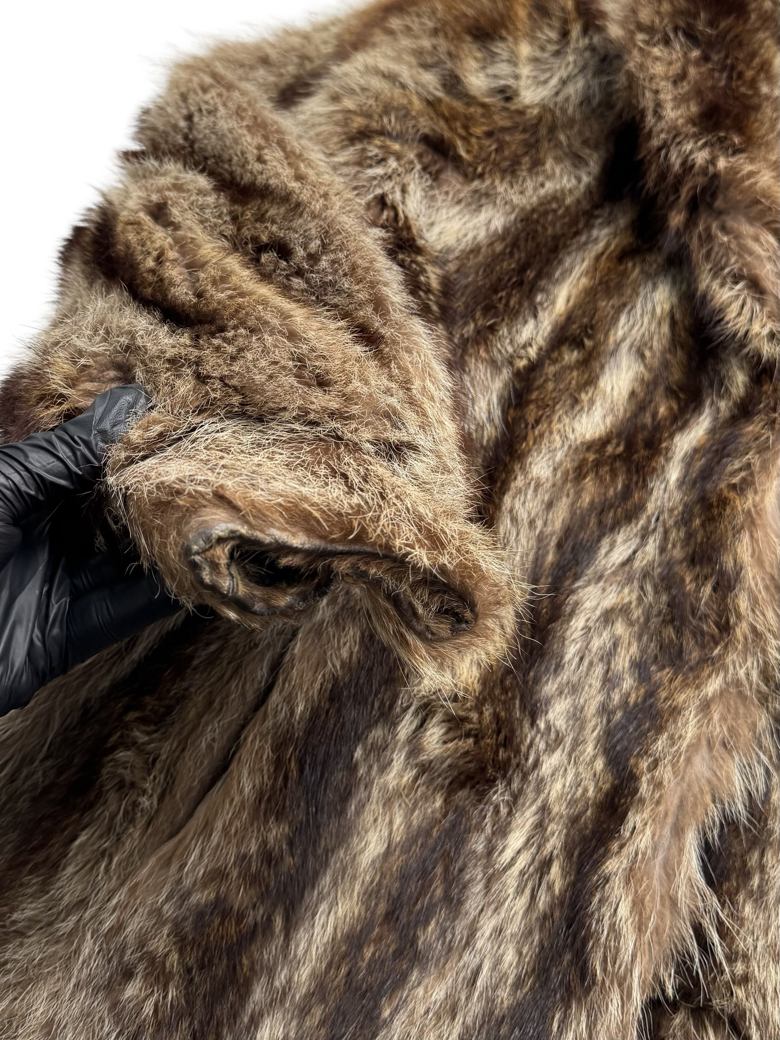 Vintage Vintage Real Fur Coat Brown Long Fur Jacket Winter Luxury Size L / US 10 / IT 46 - 8 Thumbnail