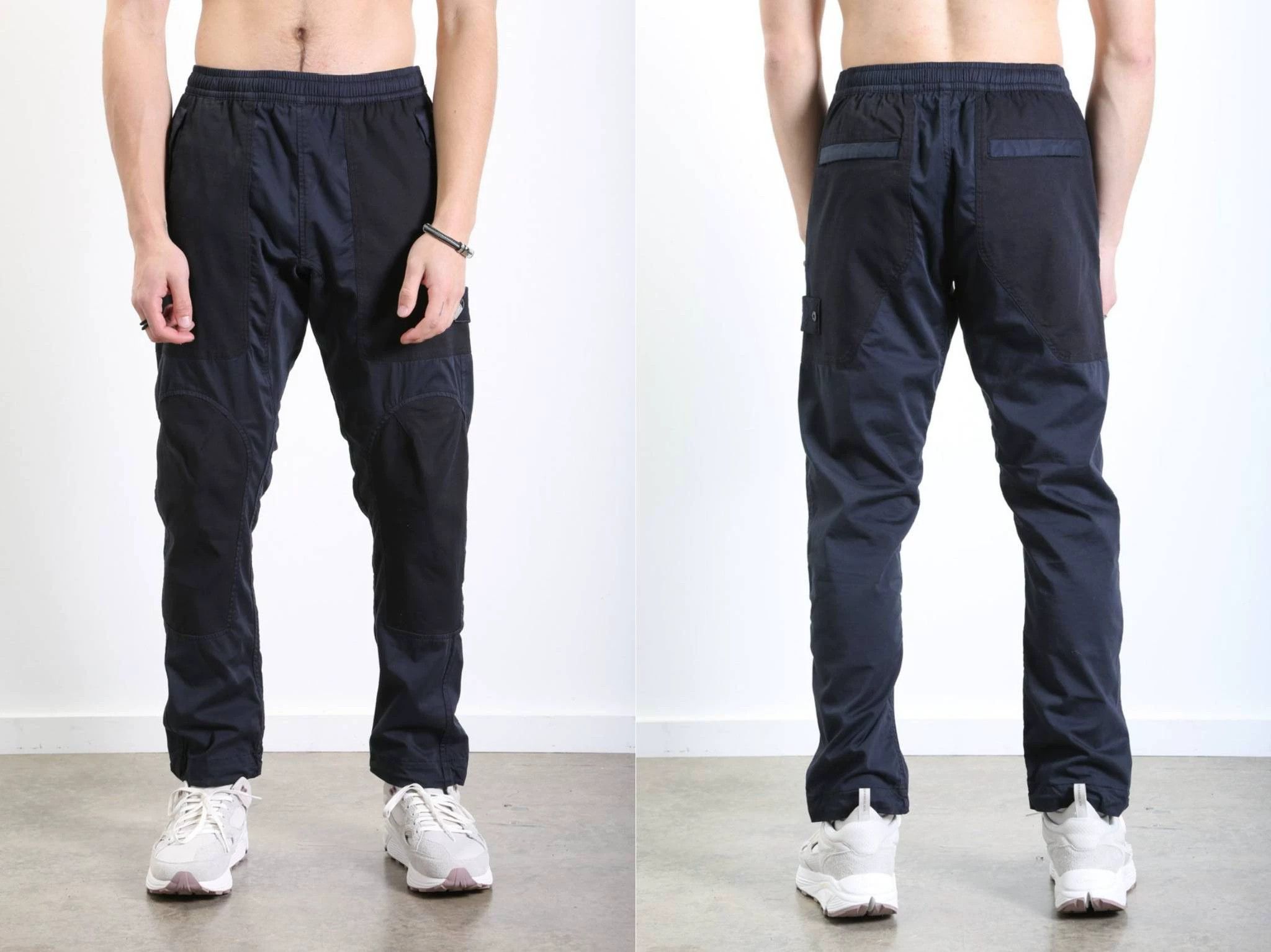 Stone Island Stone Island Ghost Blue-Black Colorblock Cargo Pants Size US 36 / EU 52 - 8 Thumbnail