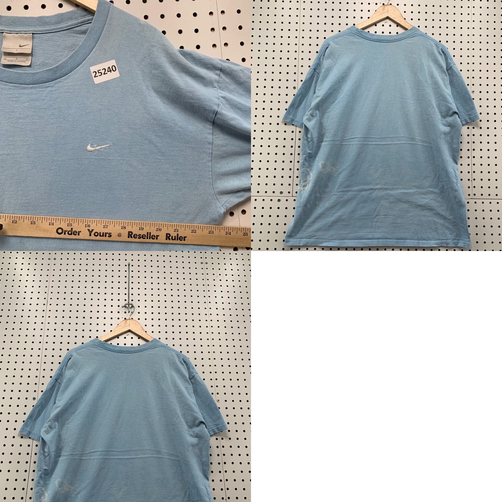 Nike VINTAGE Nike Shirt White Embroidered Swoosh Adult Large Size US L / EU 52-54 / 3 - 9 Thumbnail