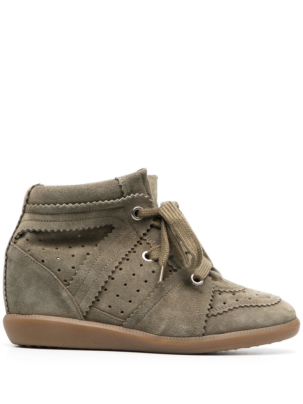 Isabel Marant BOBBY LEATHER SNEAKERS Size US 7 / IT 37 - 1 Thumbnail