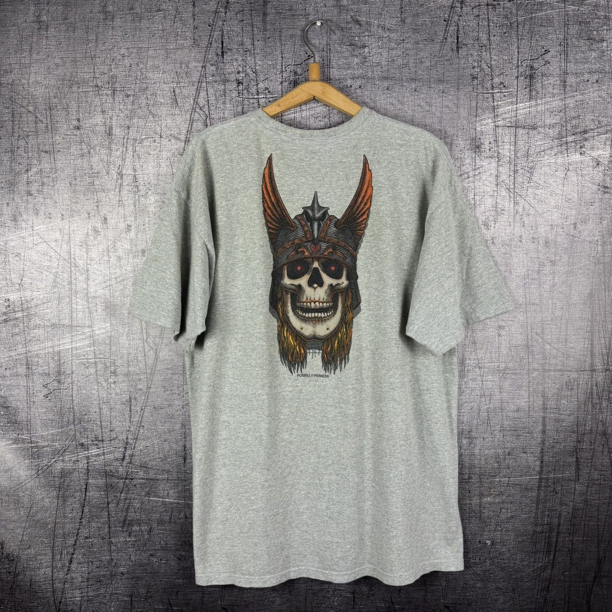 Powell Peralta Powell peralta skull big logo t shirt tee skateboards Size US XL / EU 56 / 4 - 1 Thumbnail